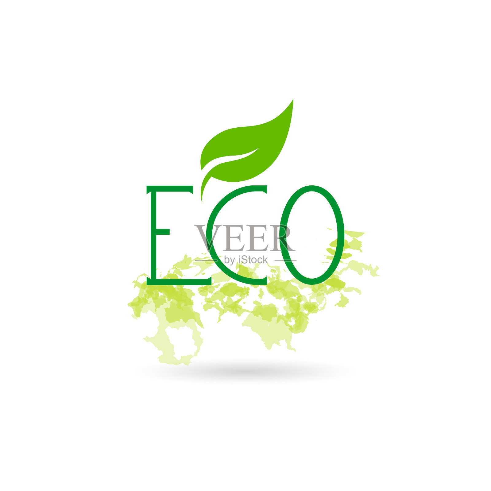 生态友好的有机自然生物产品网页图标设计元素图片