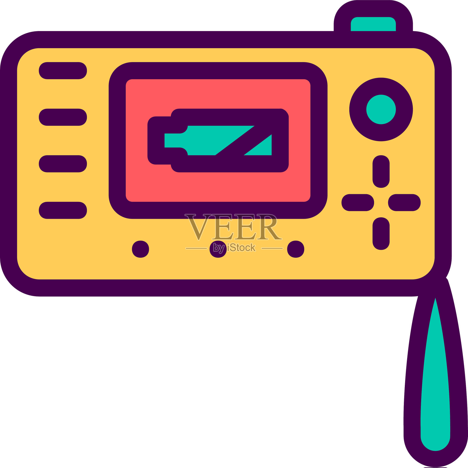 数码相机图标设计摄影和视频设计元素图片