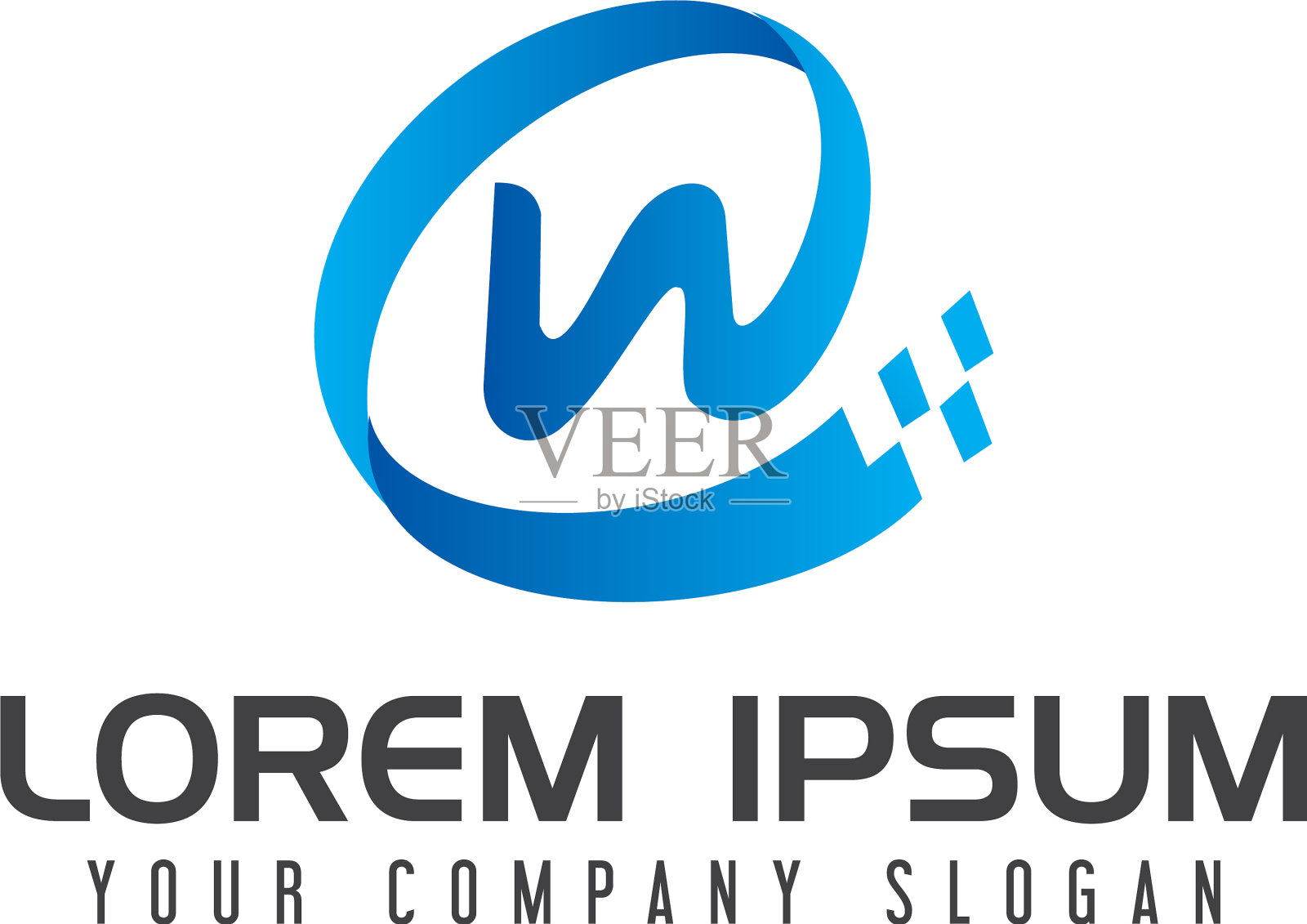 字母科技logo设计概念模板设计模板素材