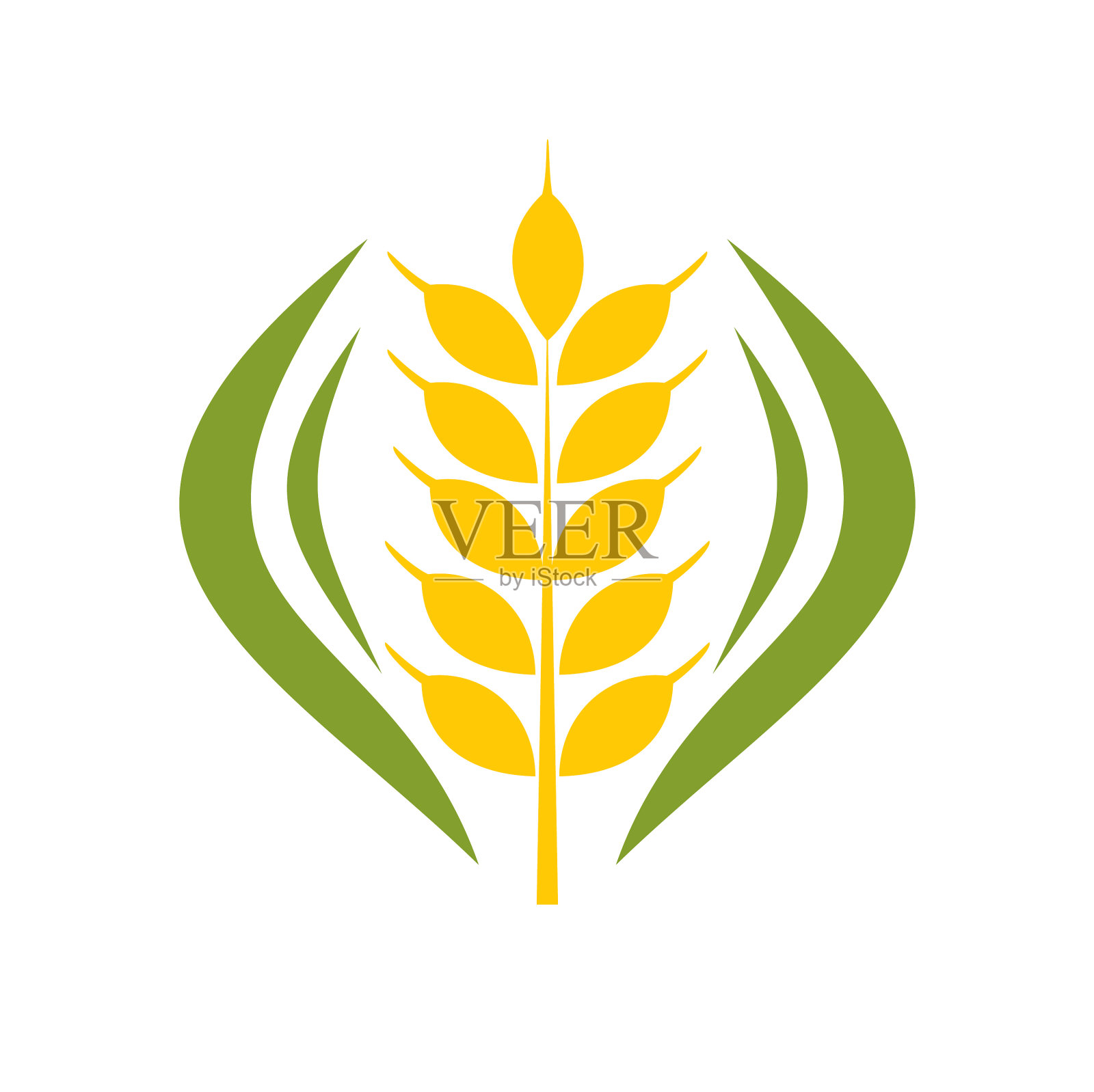 麦片图标的背景图形和网络图标素材