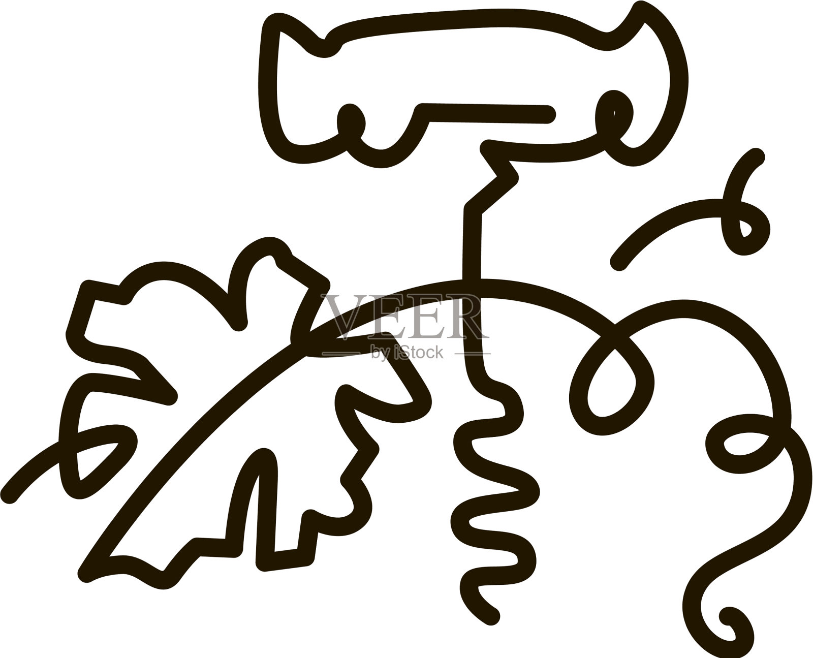 行图标螺旋设计元素图片