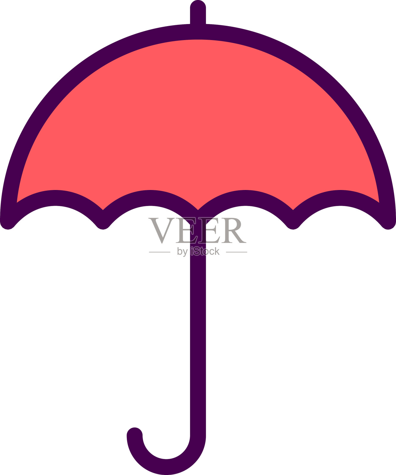 雨伞图标设计必不可少的图标设计设计元素图片