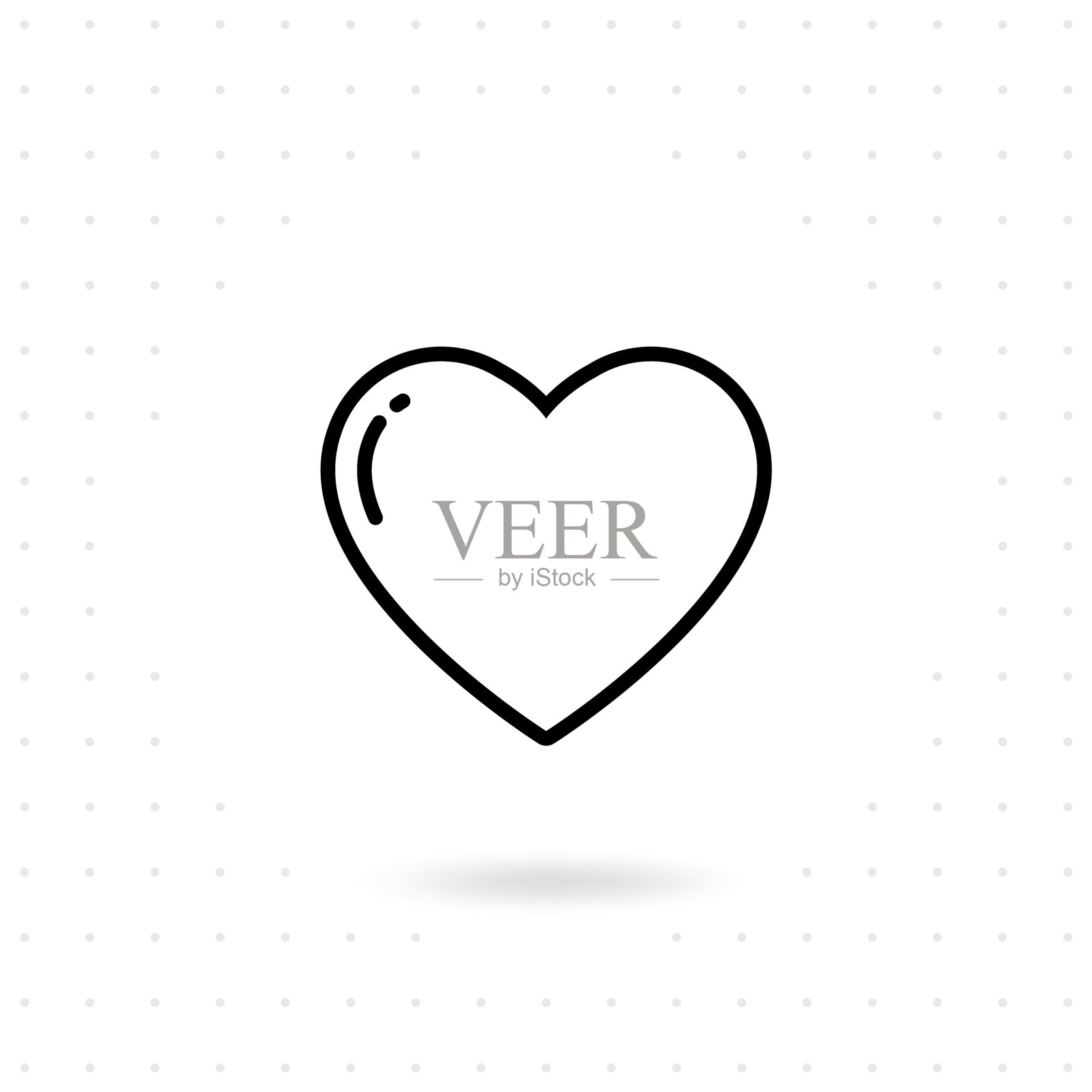 心与爱的象征图标素材