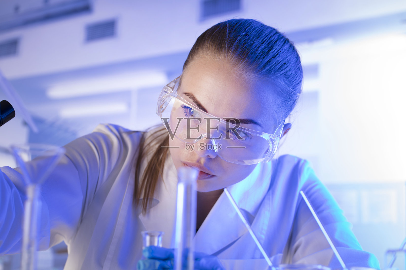 科学研究的概念。照片摄影图片