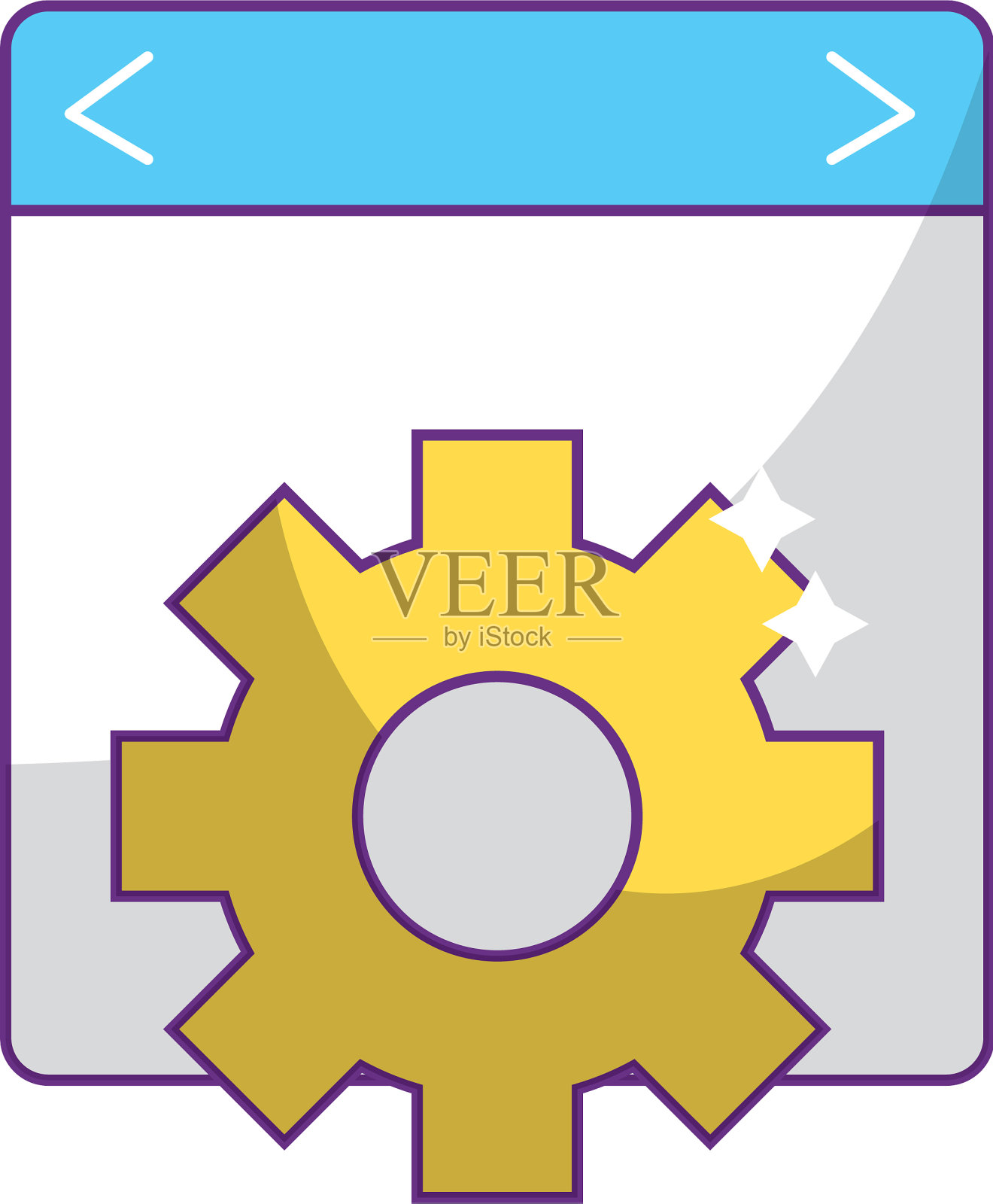 孤立的网站设计设计模板素材