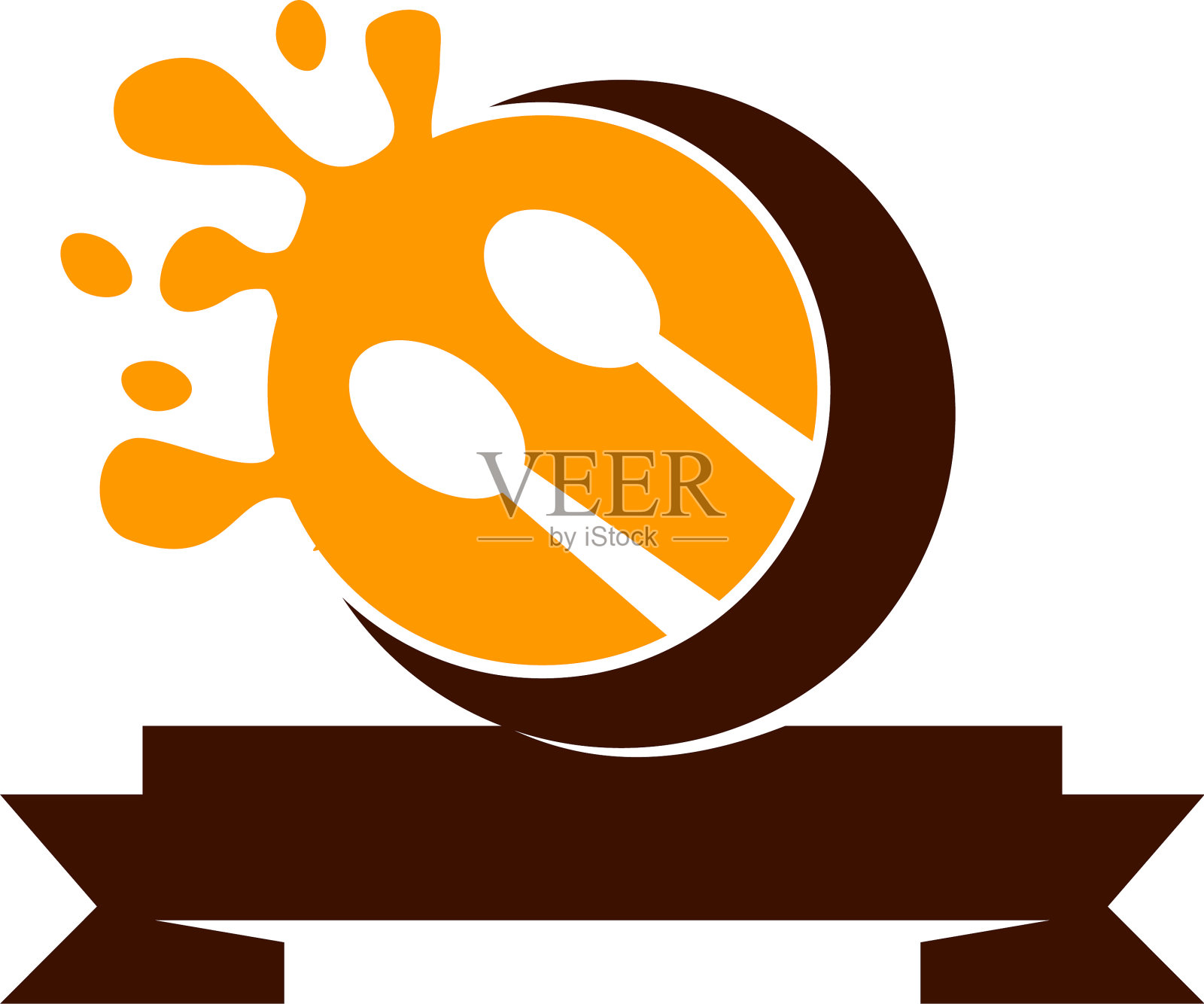 健康餐厅、咖啡厅和酒吧设计元素图片