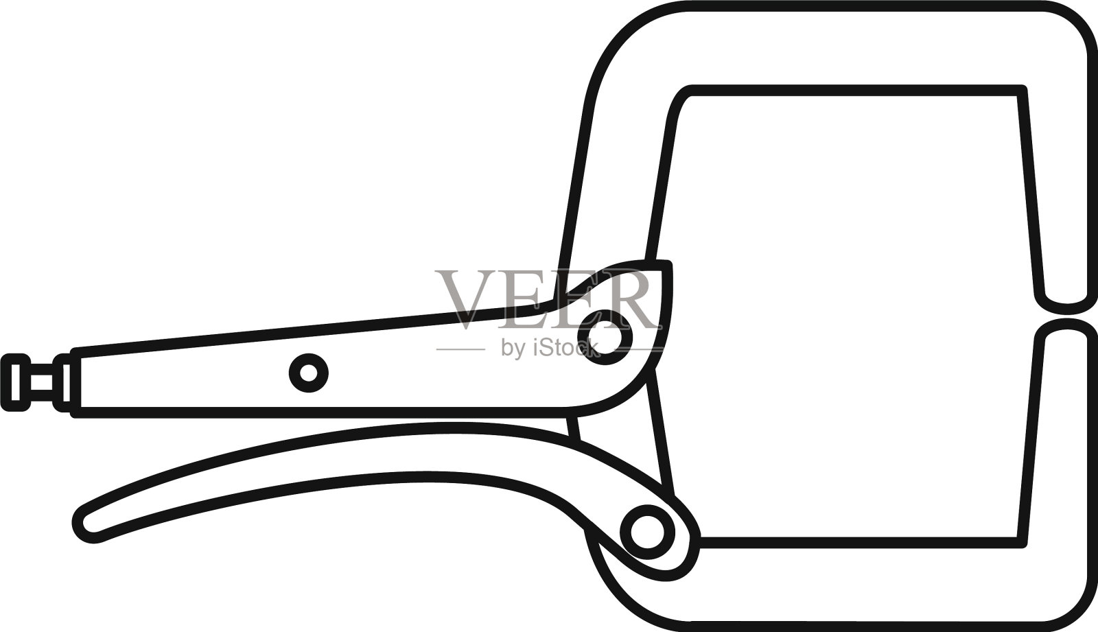 电缆工具图标轮廓样式设计元素图片