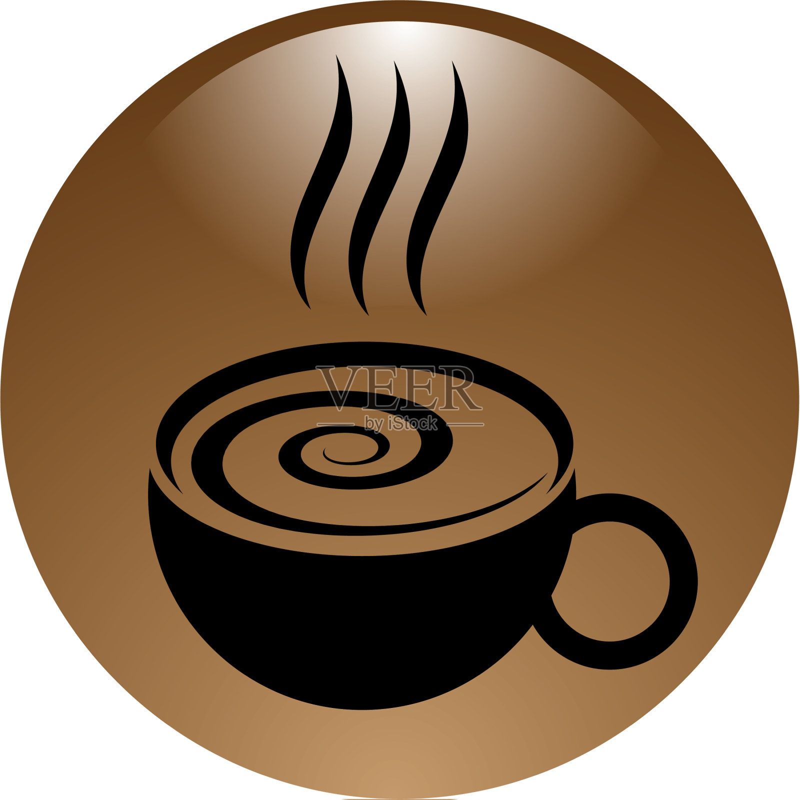 咖啡杯的象征设计元素图片