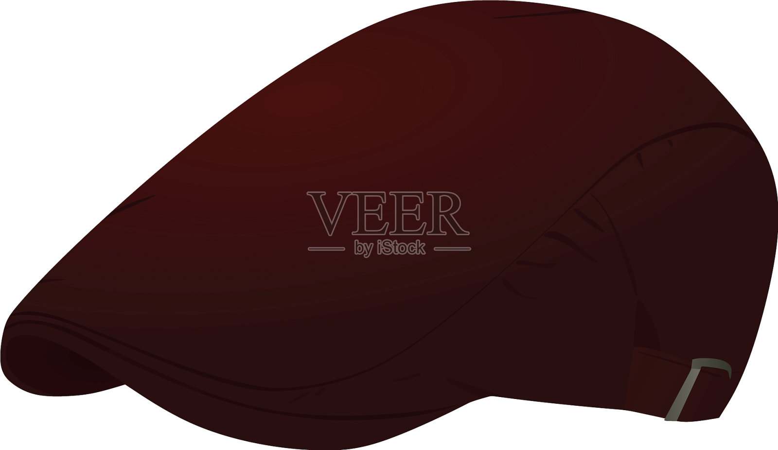 红色贝雷帽帽设计元素图片