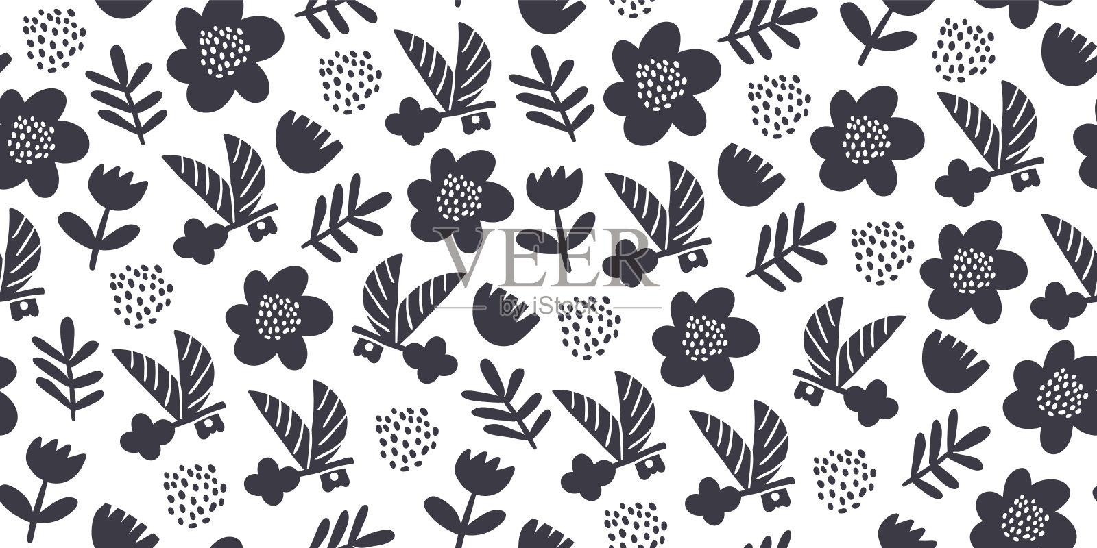 无缝模式的飞行键，翅膀，点插画图片素材