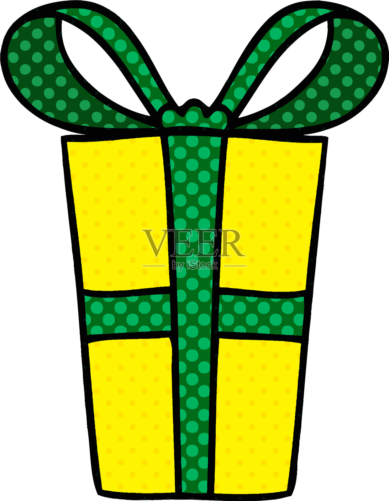 古怪的漫画风格的卡通现在设计元素图片