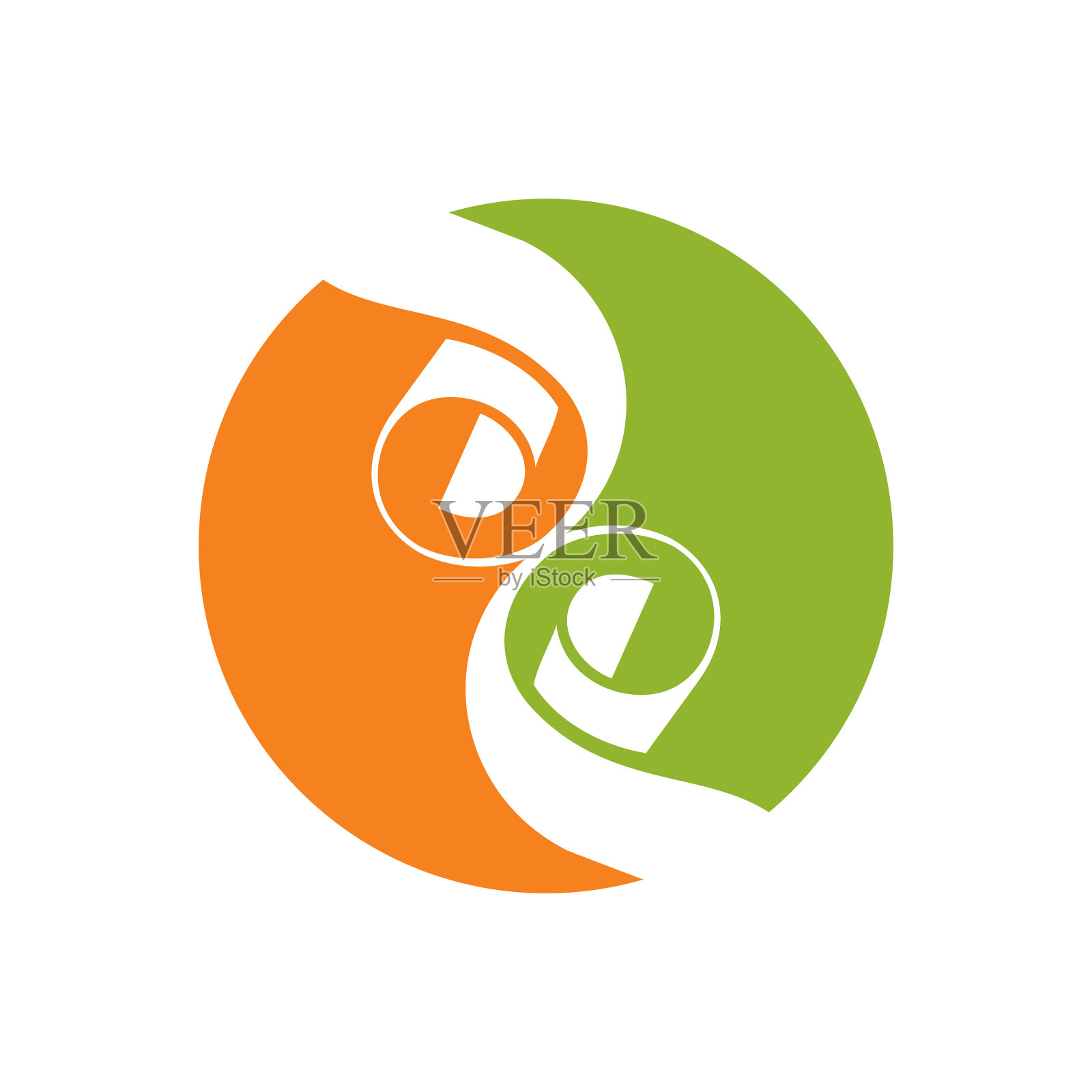 墙纸标志卷设计元素图片