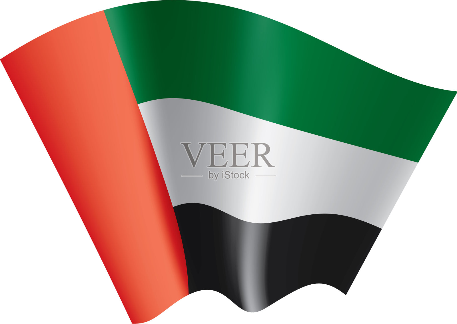 阿拉伯联合酋长国的国旗设计元素图片