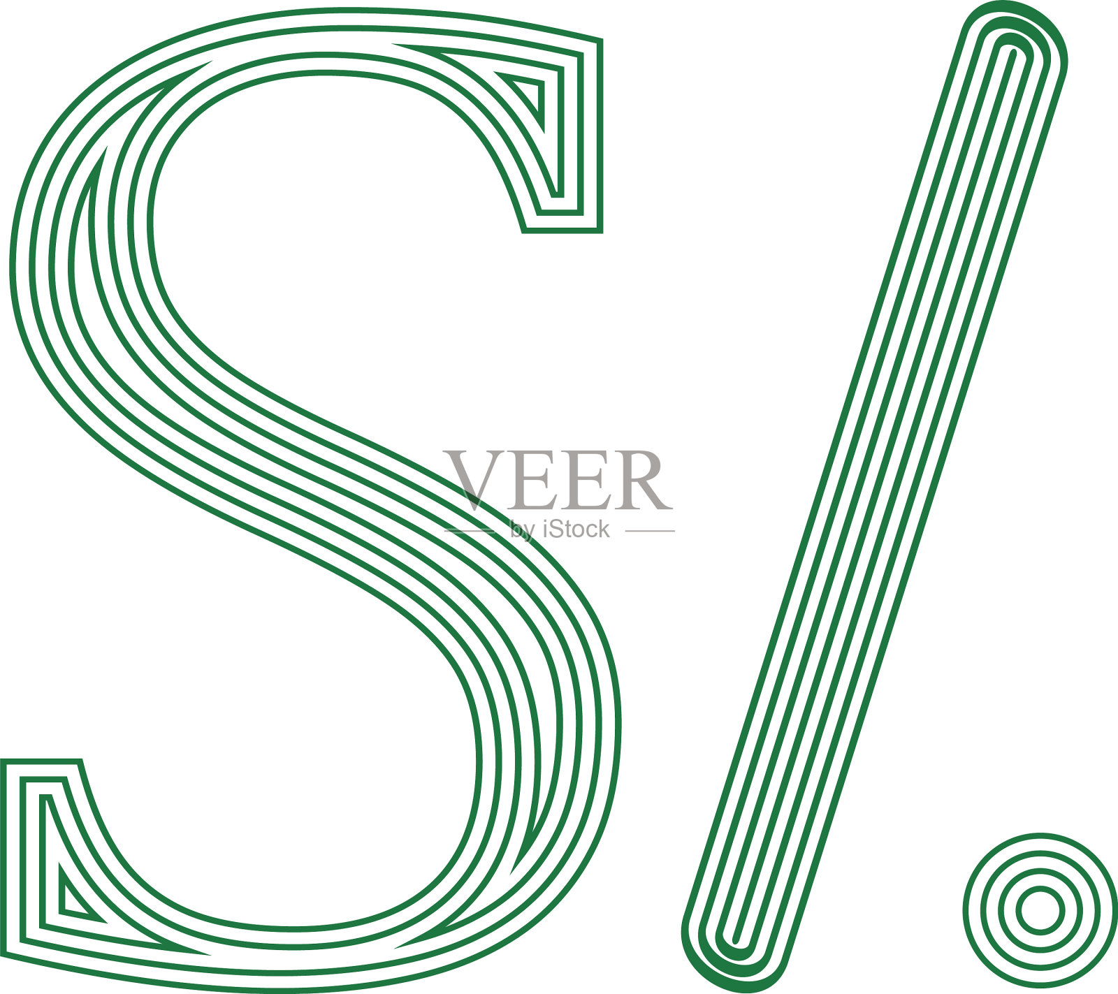 秘鲁新鞋底货币符号条纹图标设计元素图片