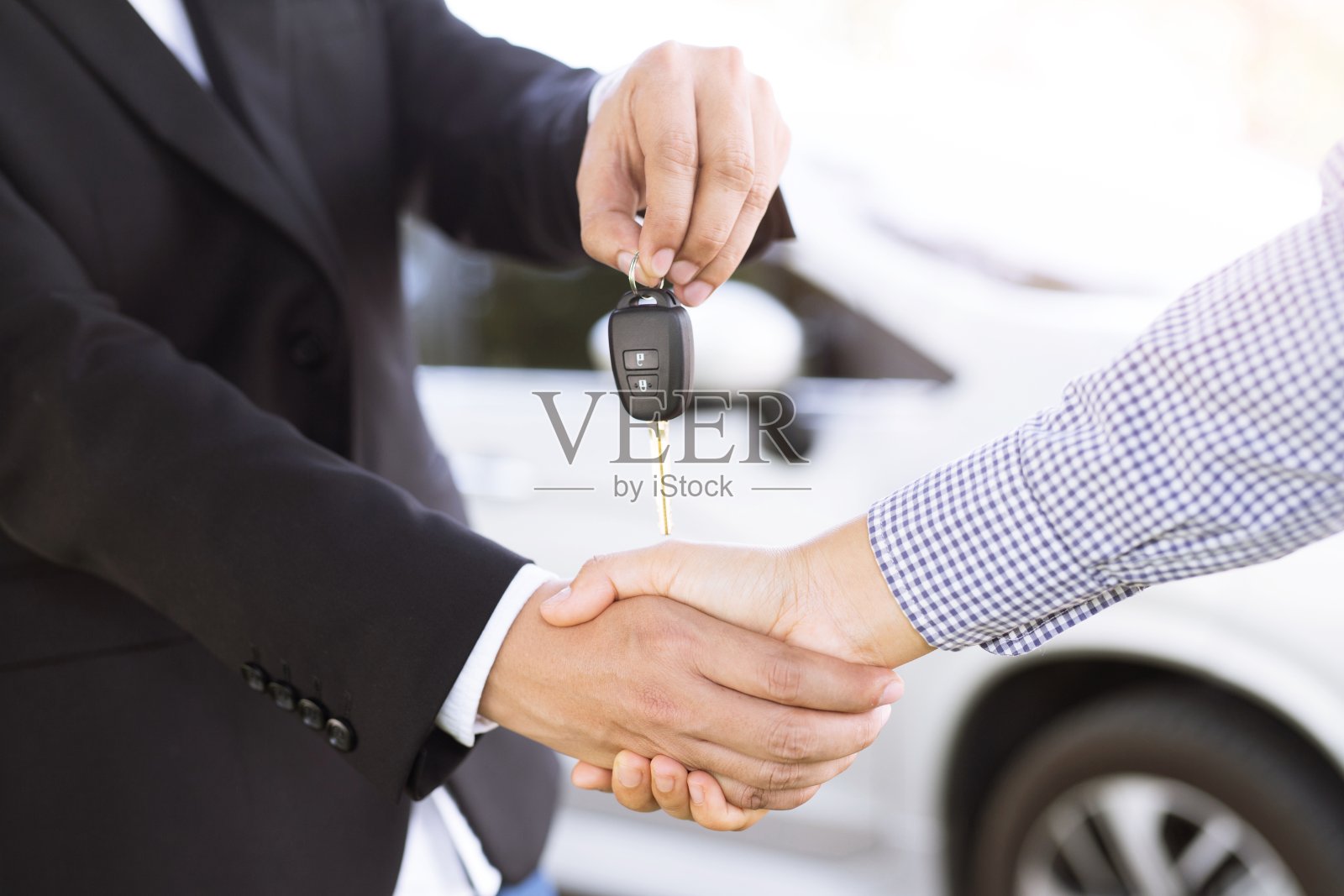 汽车的关键。照片摄影图片