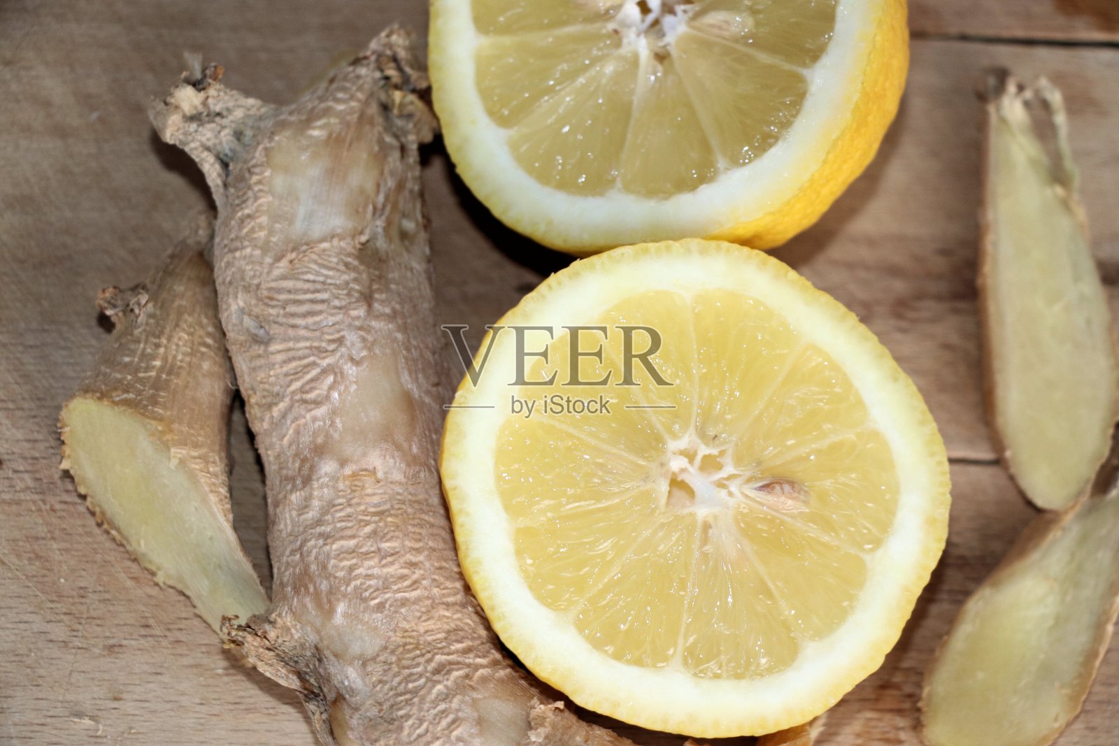 柠檬和姜照片摄影图片