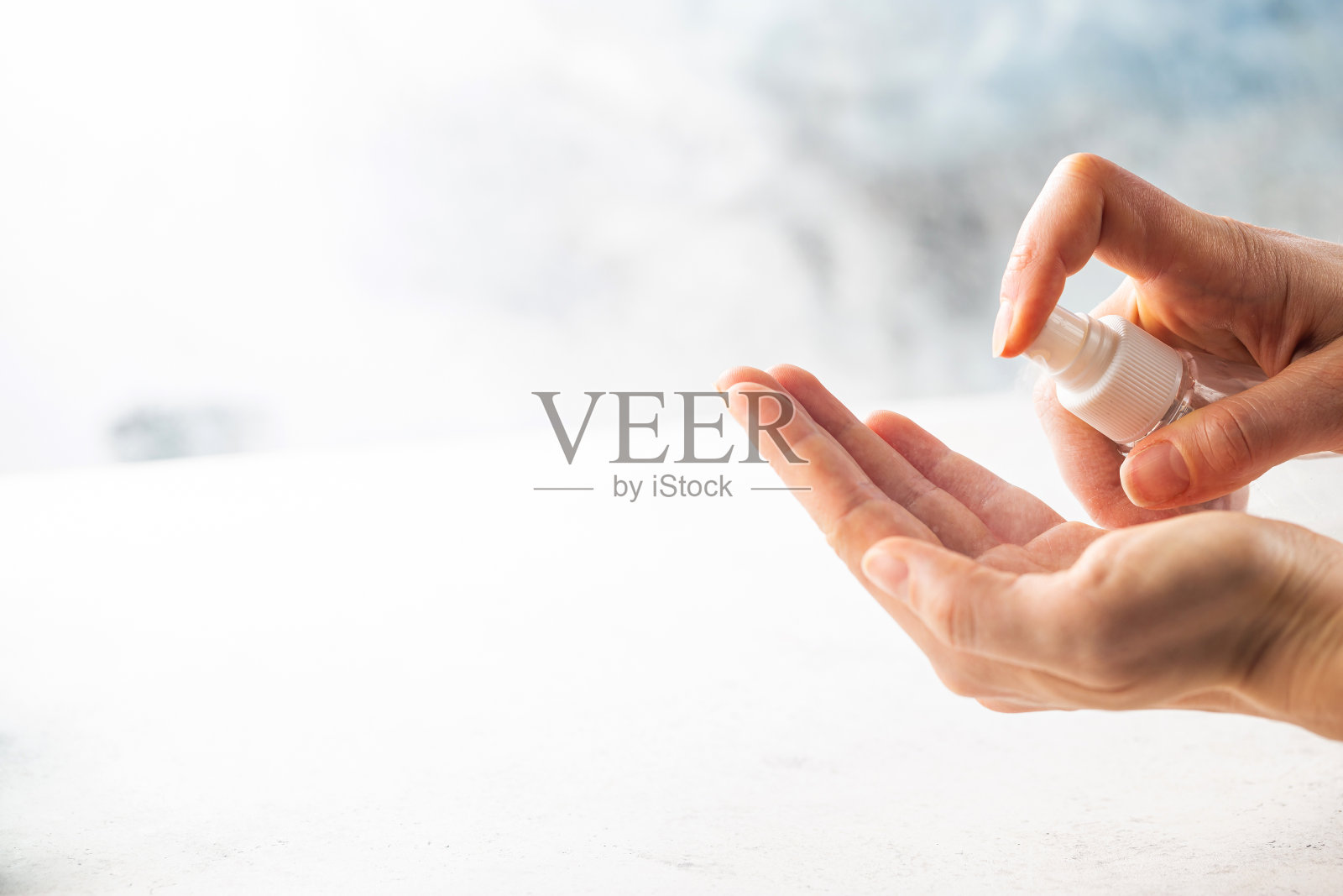 抗细菌喷雾照片摄影图片