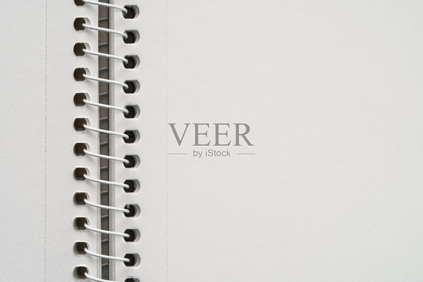 白色空白螺旋笔记本照片摄影图片