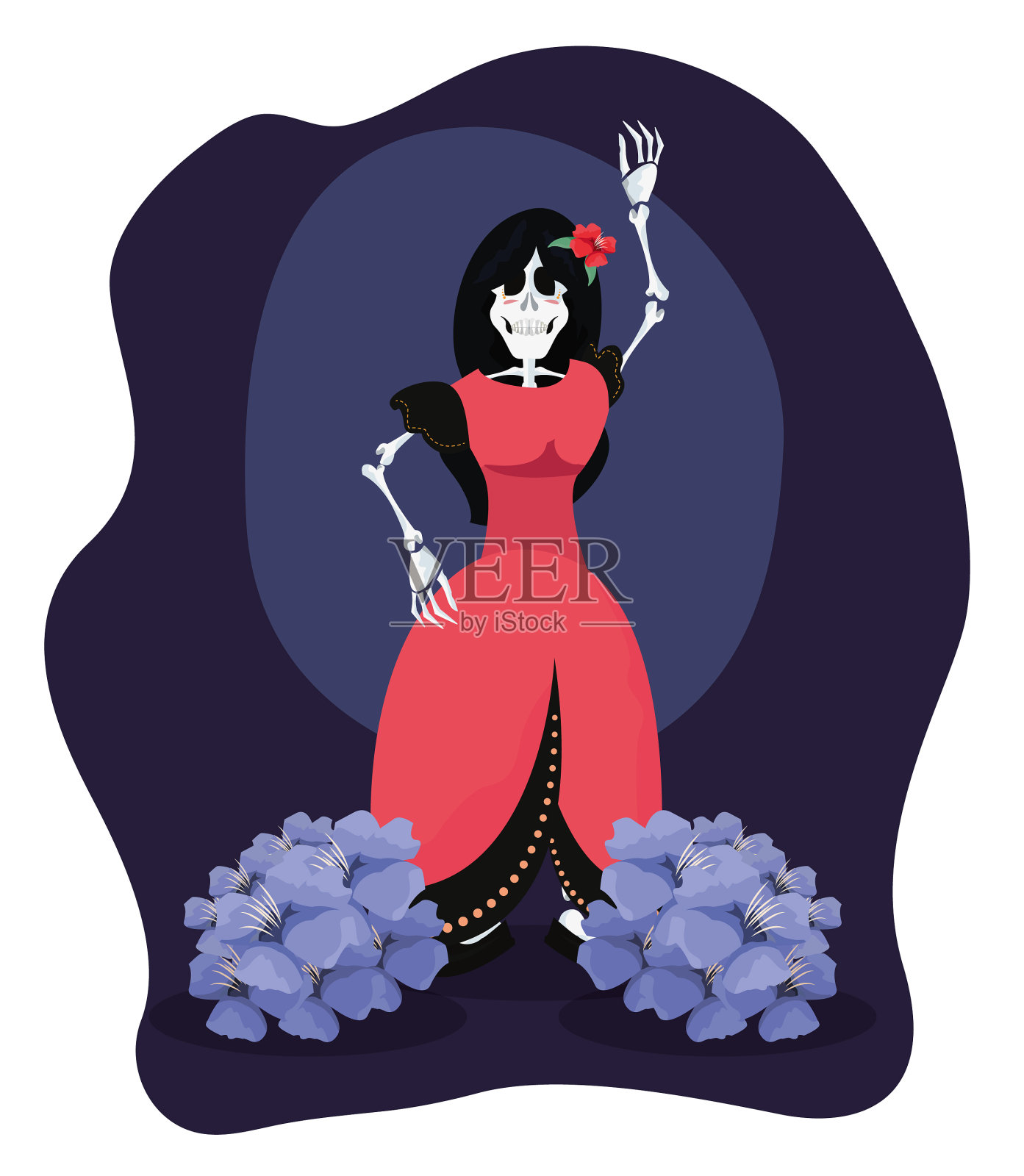 亡灵节设计元素图片