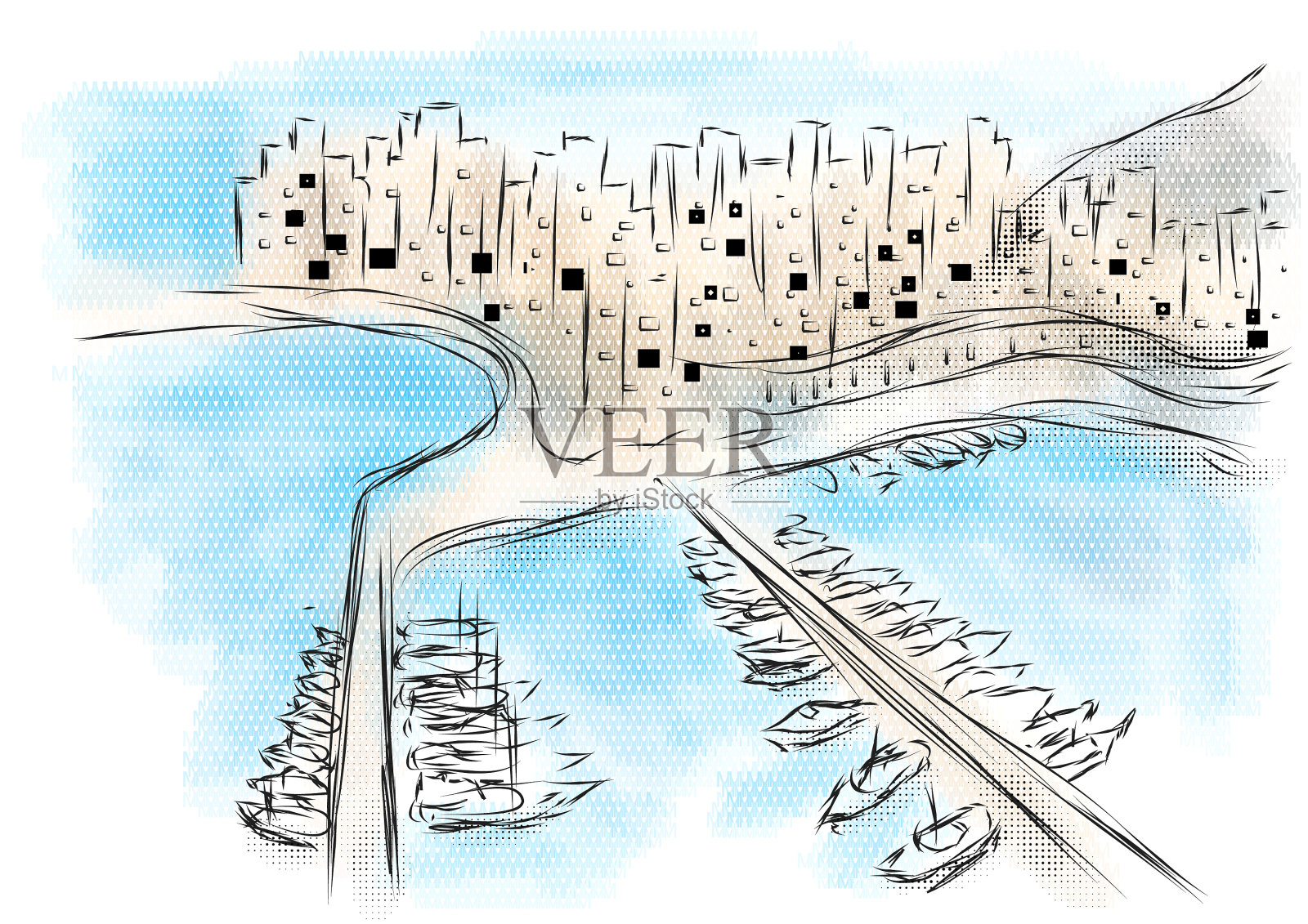 摩纳哥设计元素图片