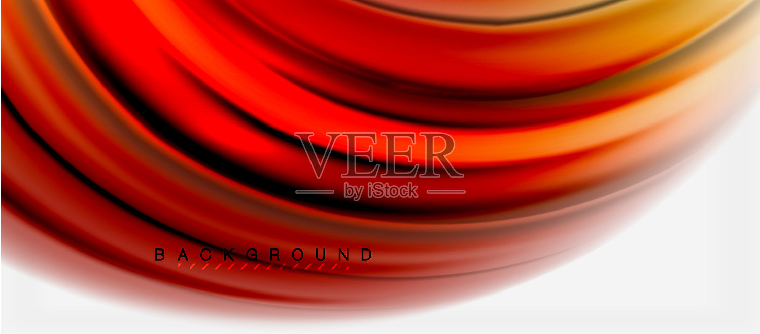 模糊流体颜色背景抽象波插画图片素材