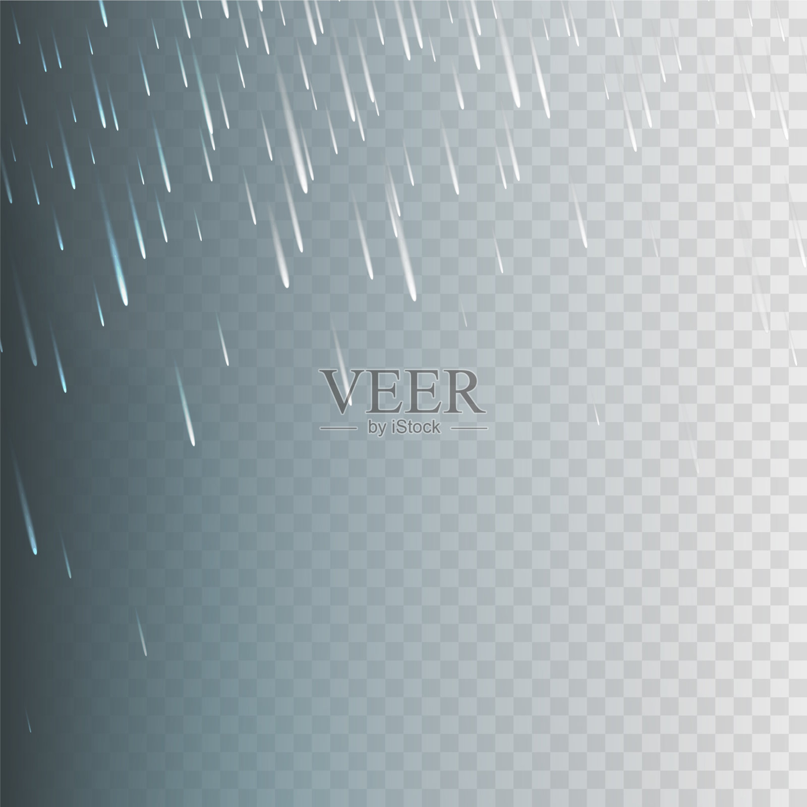 存量雨雨量孤立的插画图片素材