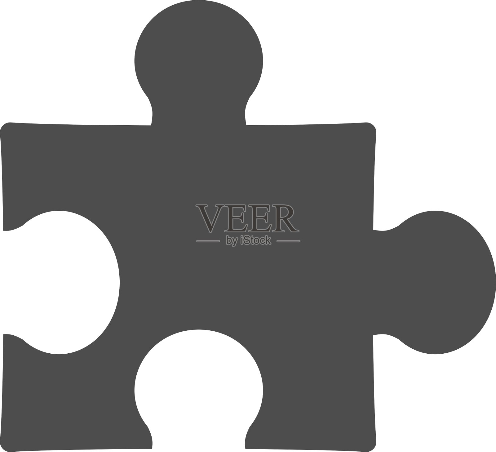 简单的拼图图标图标素材