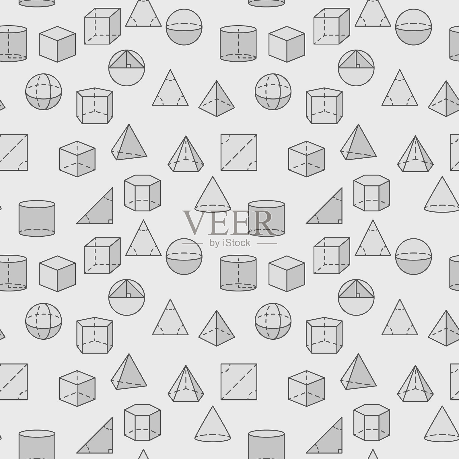 几何图形模式插画图片素材