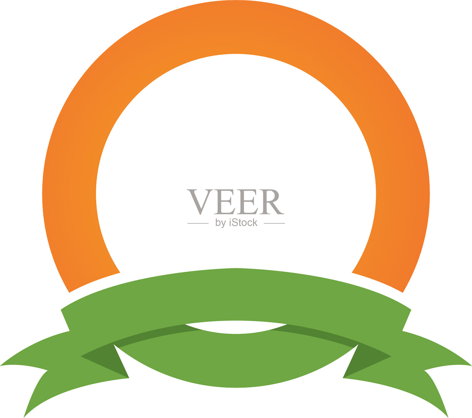 缎带符号和标志图标模板插画图片素材