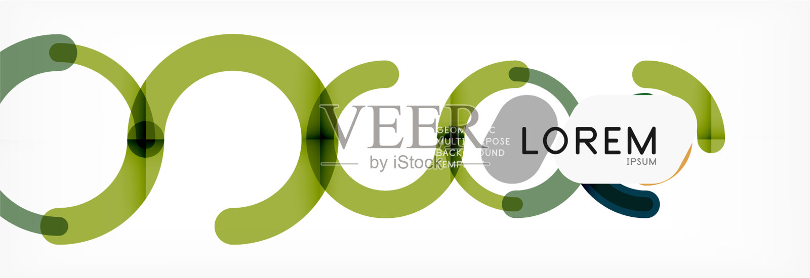 线条设计圈抽象背景插画图片素材