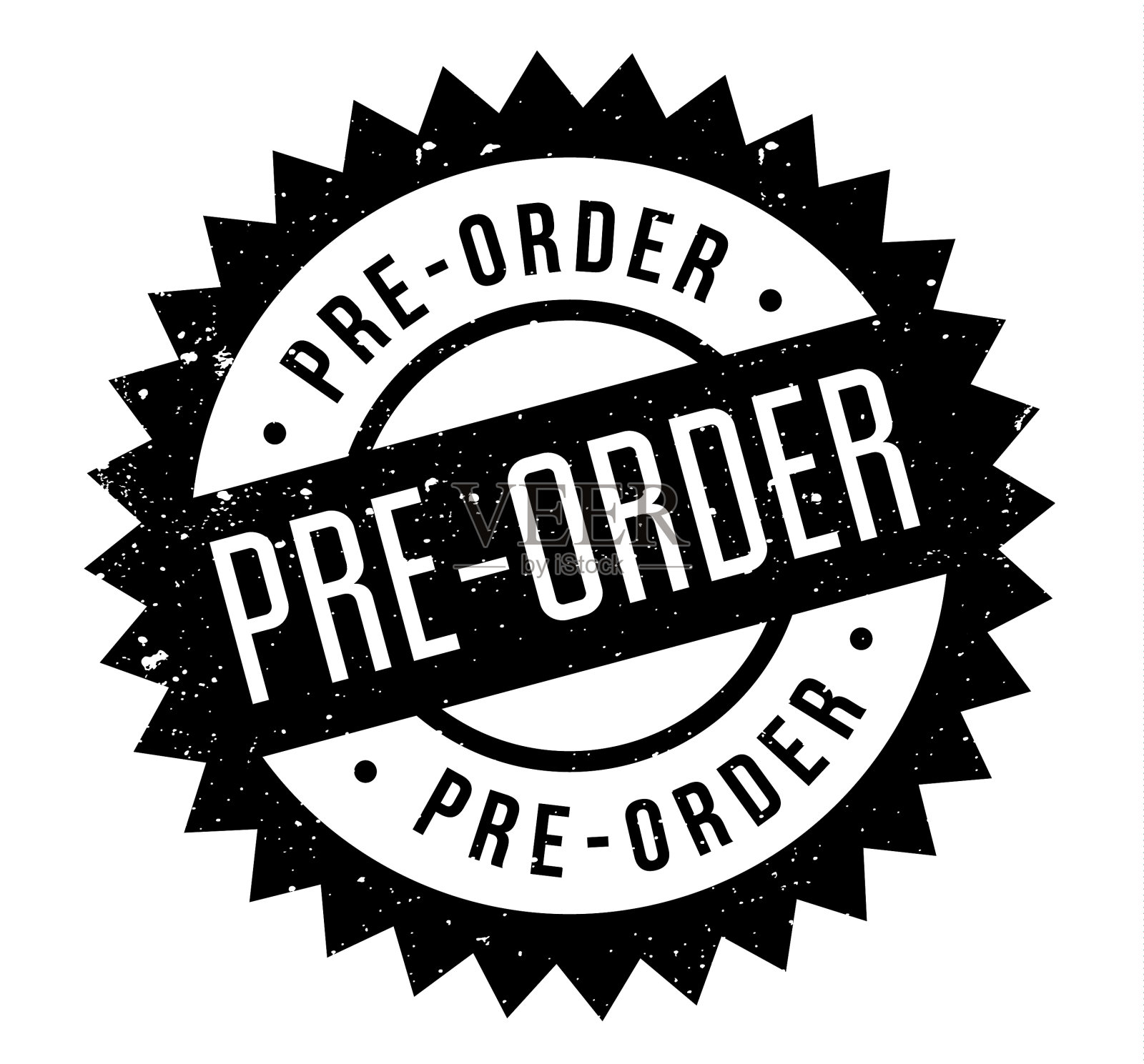 预购橡皮图章插画图片素材