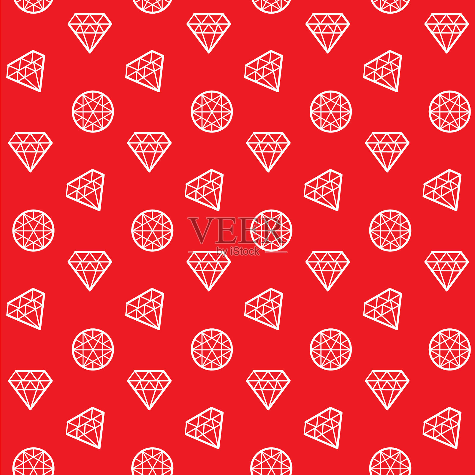 概念抽象几何菱形插画图片素材