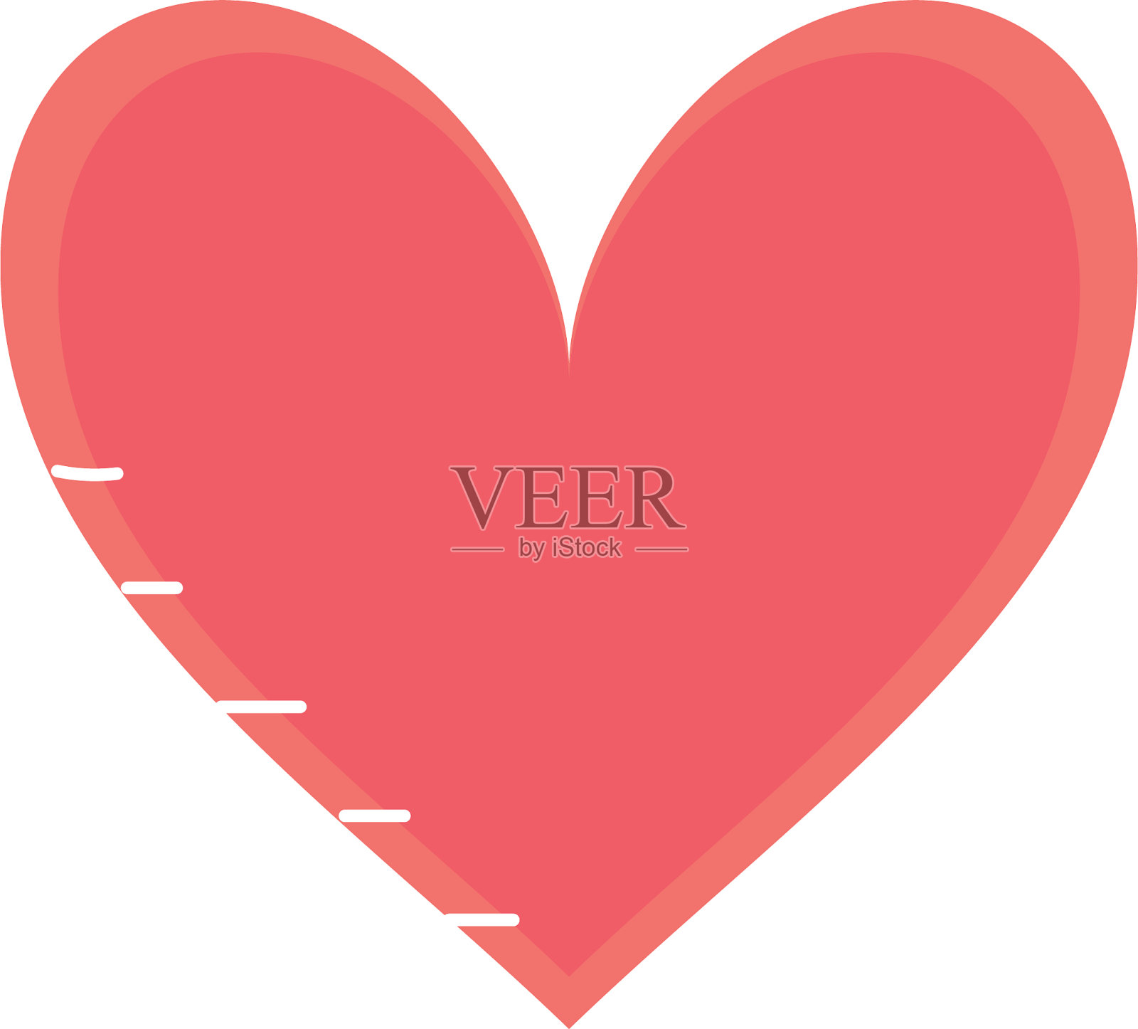 心与爱和激情的象征图标插画图片素材