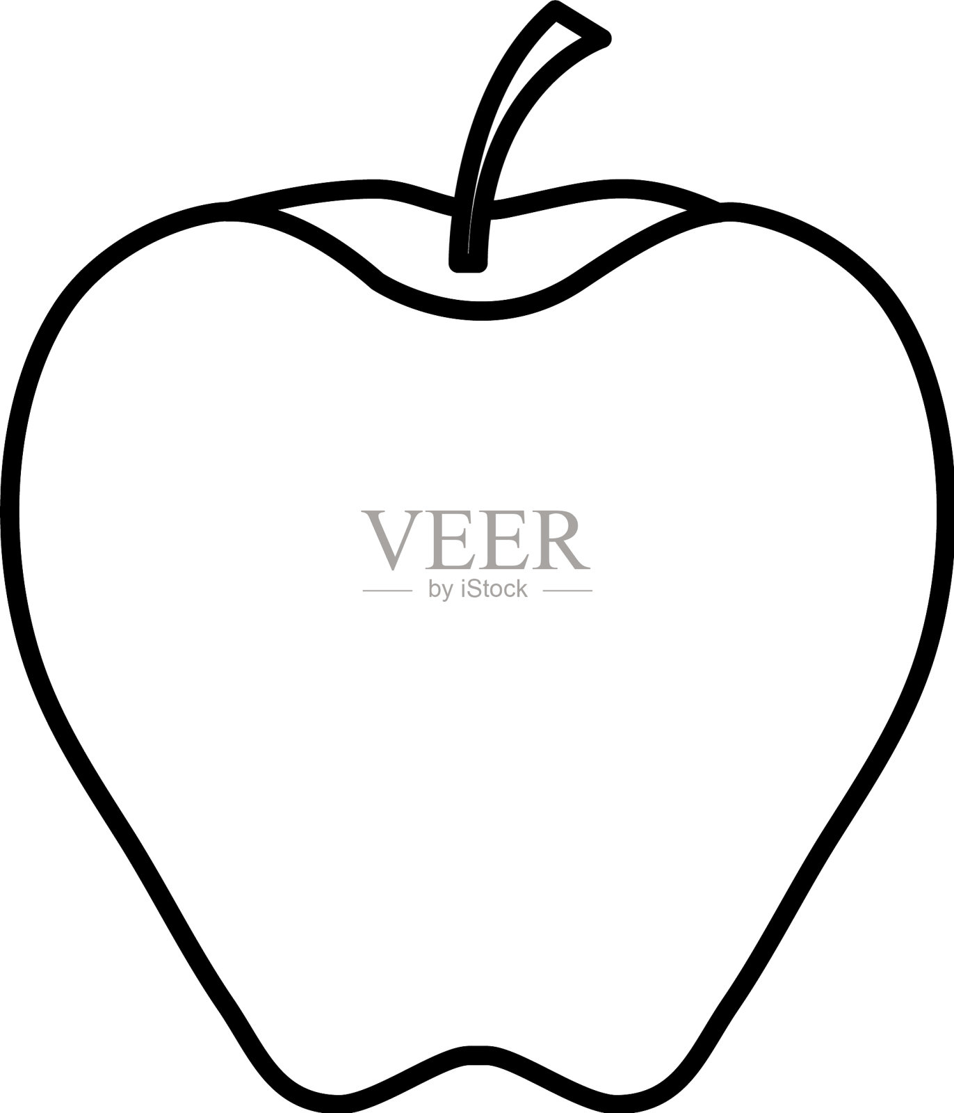 苹果水果图标插画图片素材