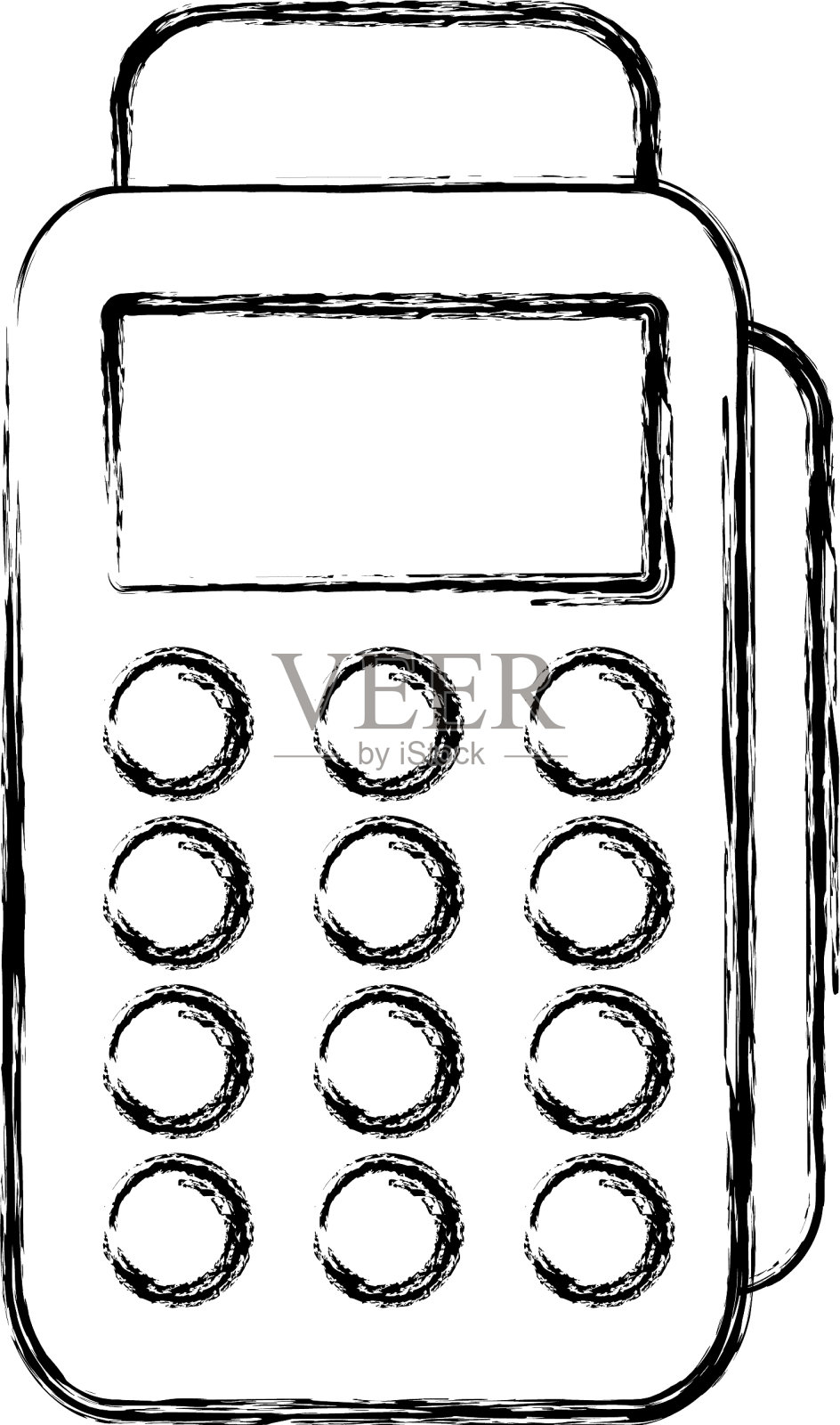 电脑通讯设备图标插画图片素材