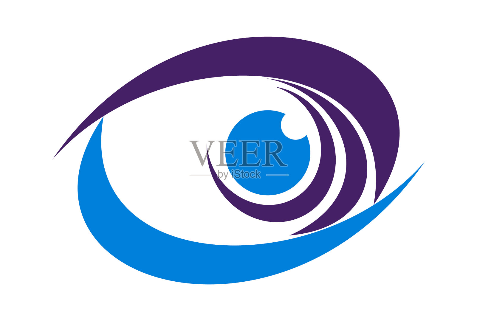 抽象眼图形设计图标标志插画图片素材