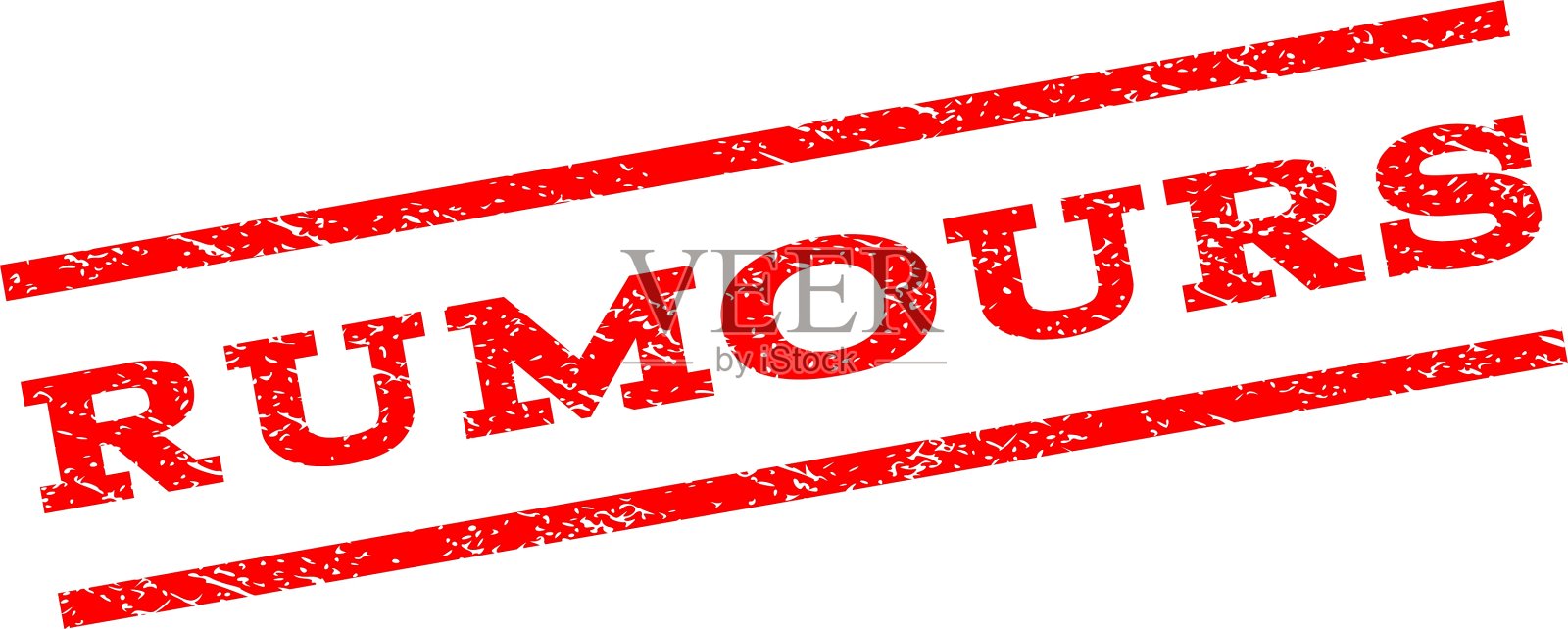 谣言水印邮票插画图片素材