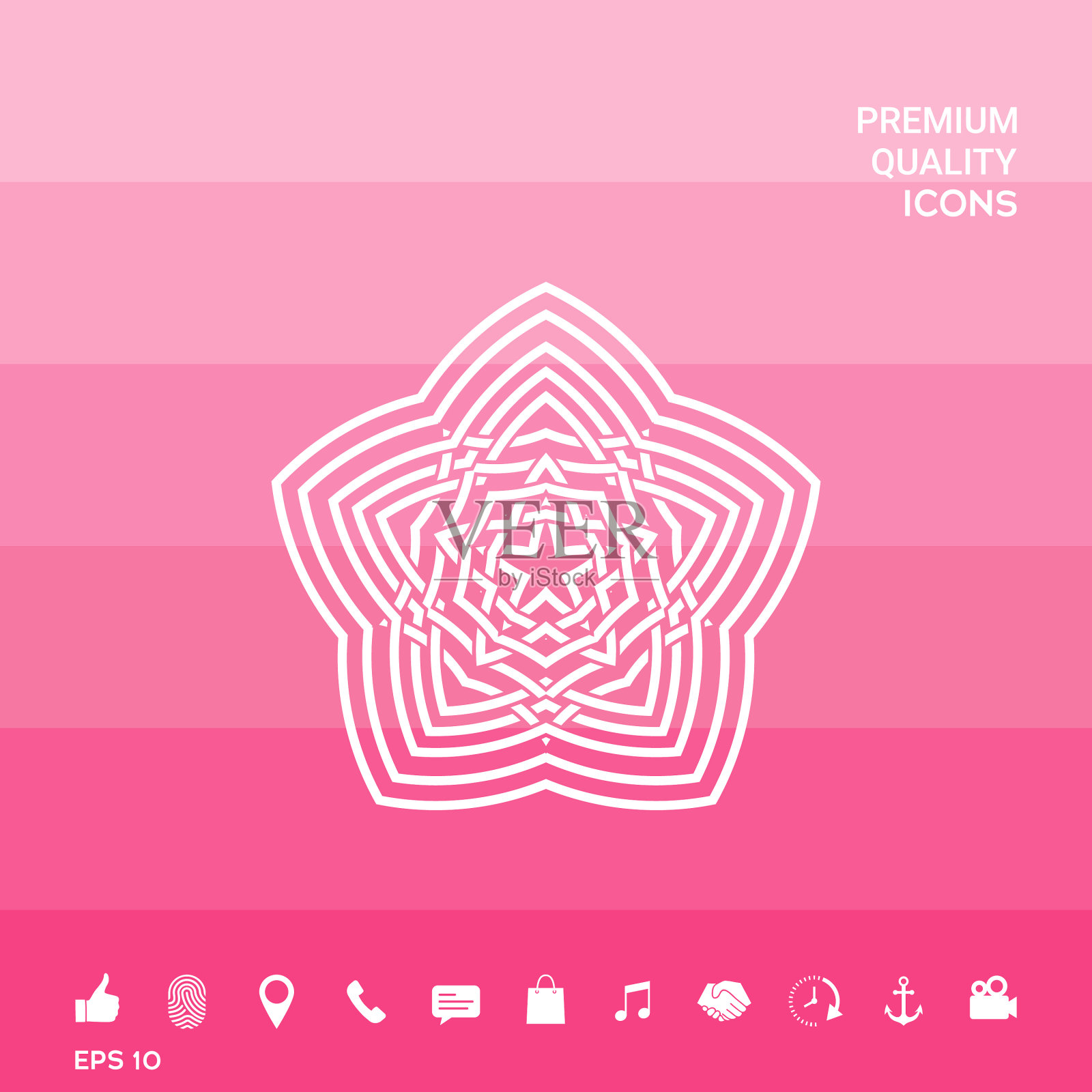 几何东方阿拉伯图案元素图标素材