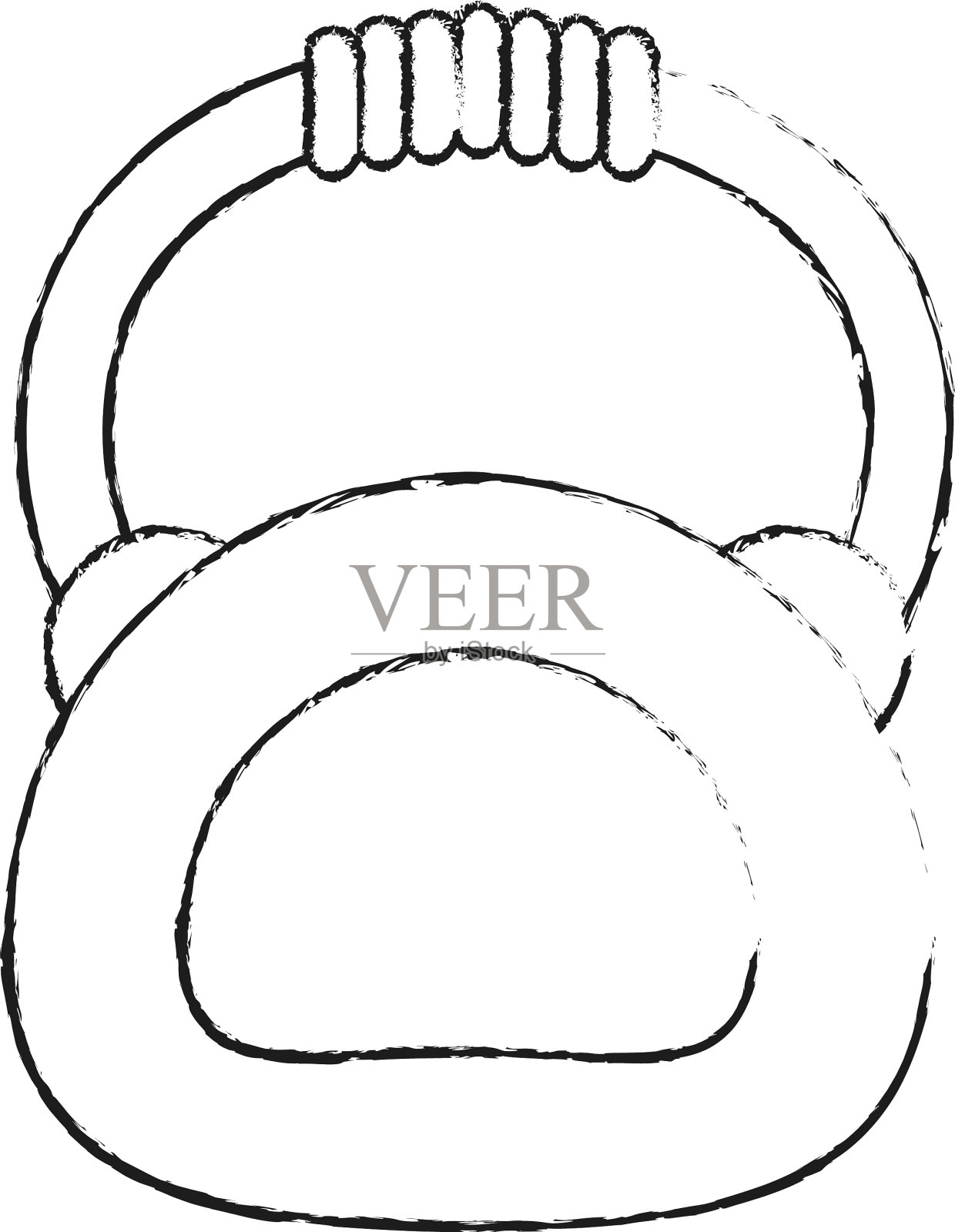 健身房减肥孤立插画图片素材