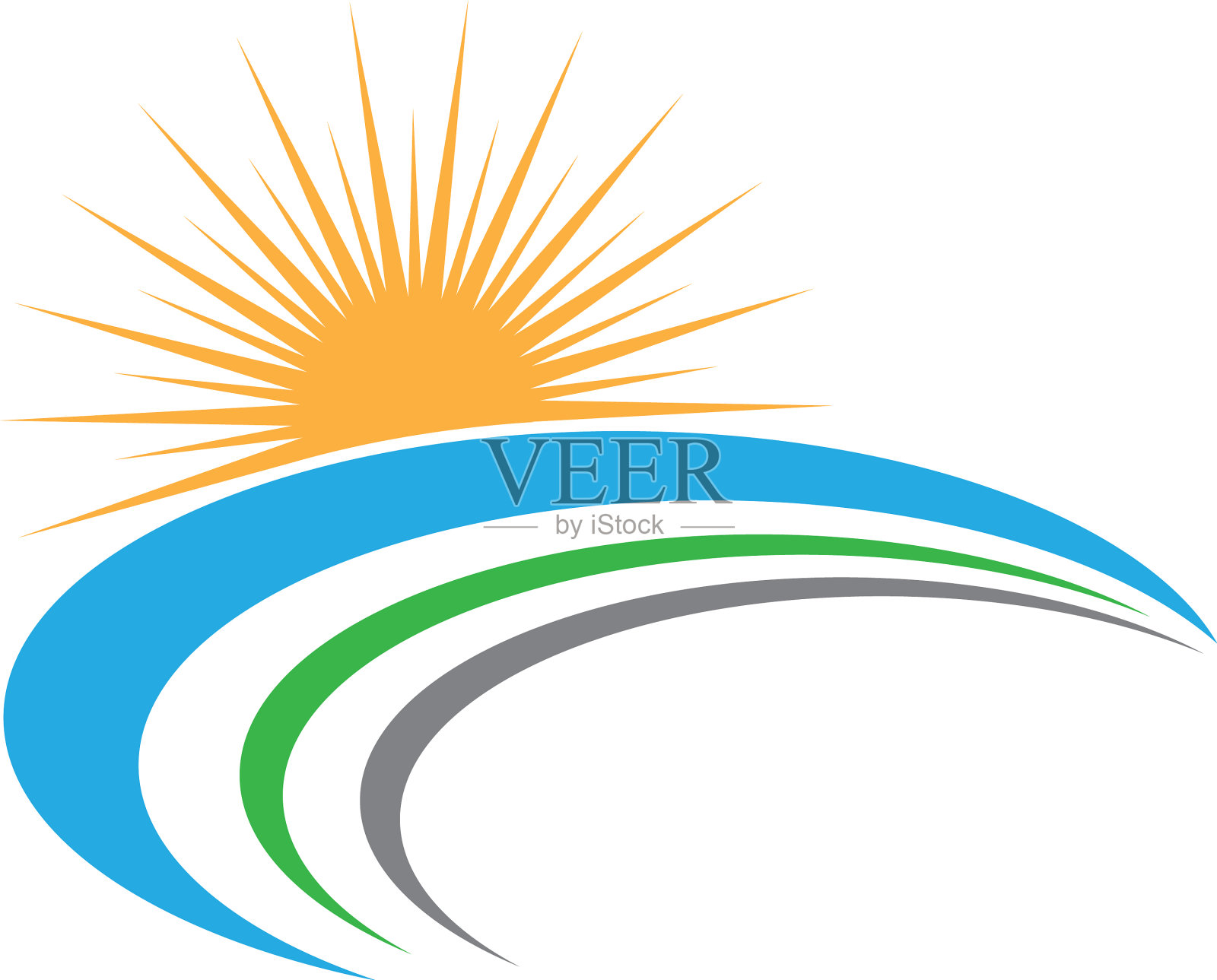 夏天的象征设计元素图片