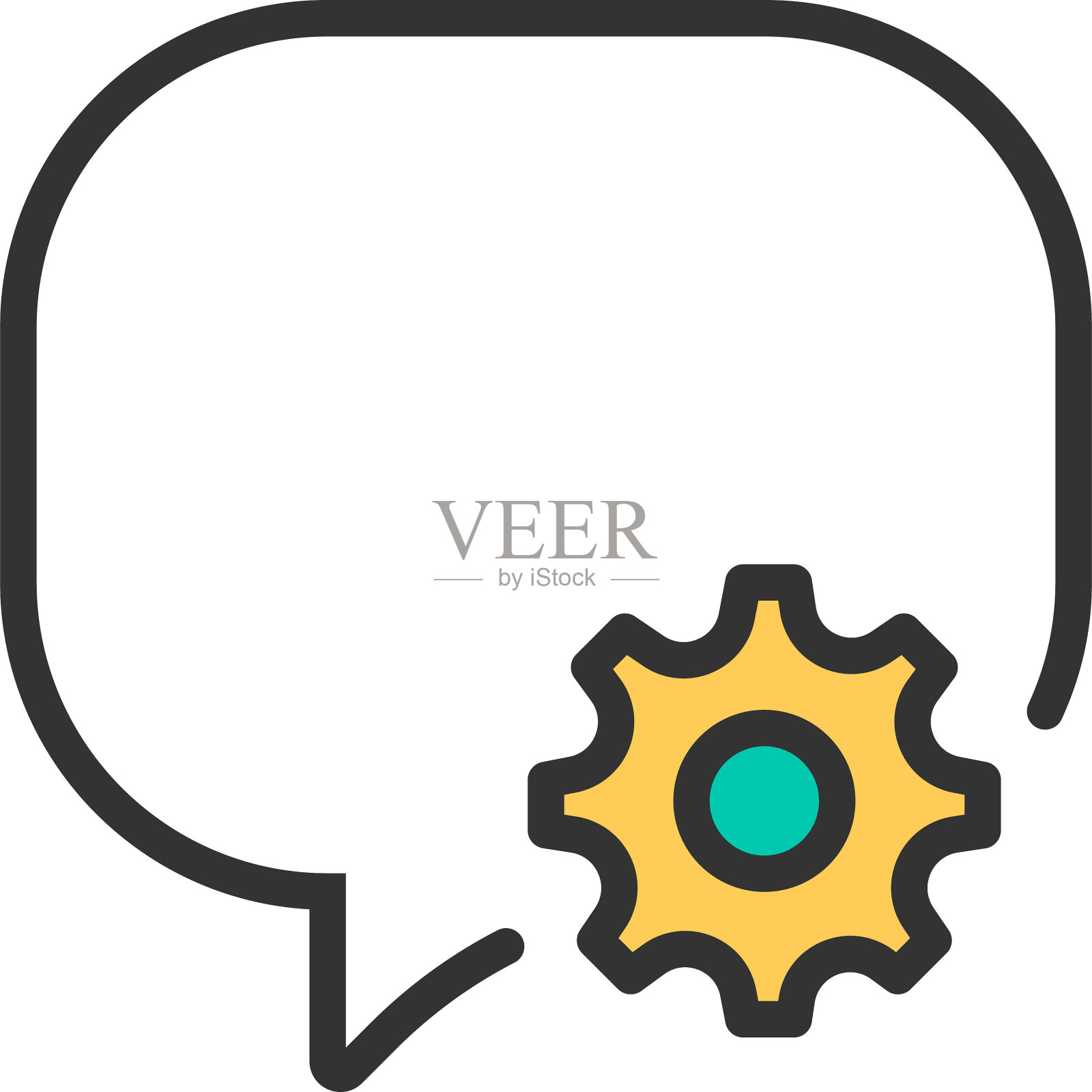 语音气泡图标设计交互图标设计图标素材