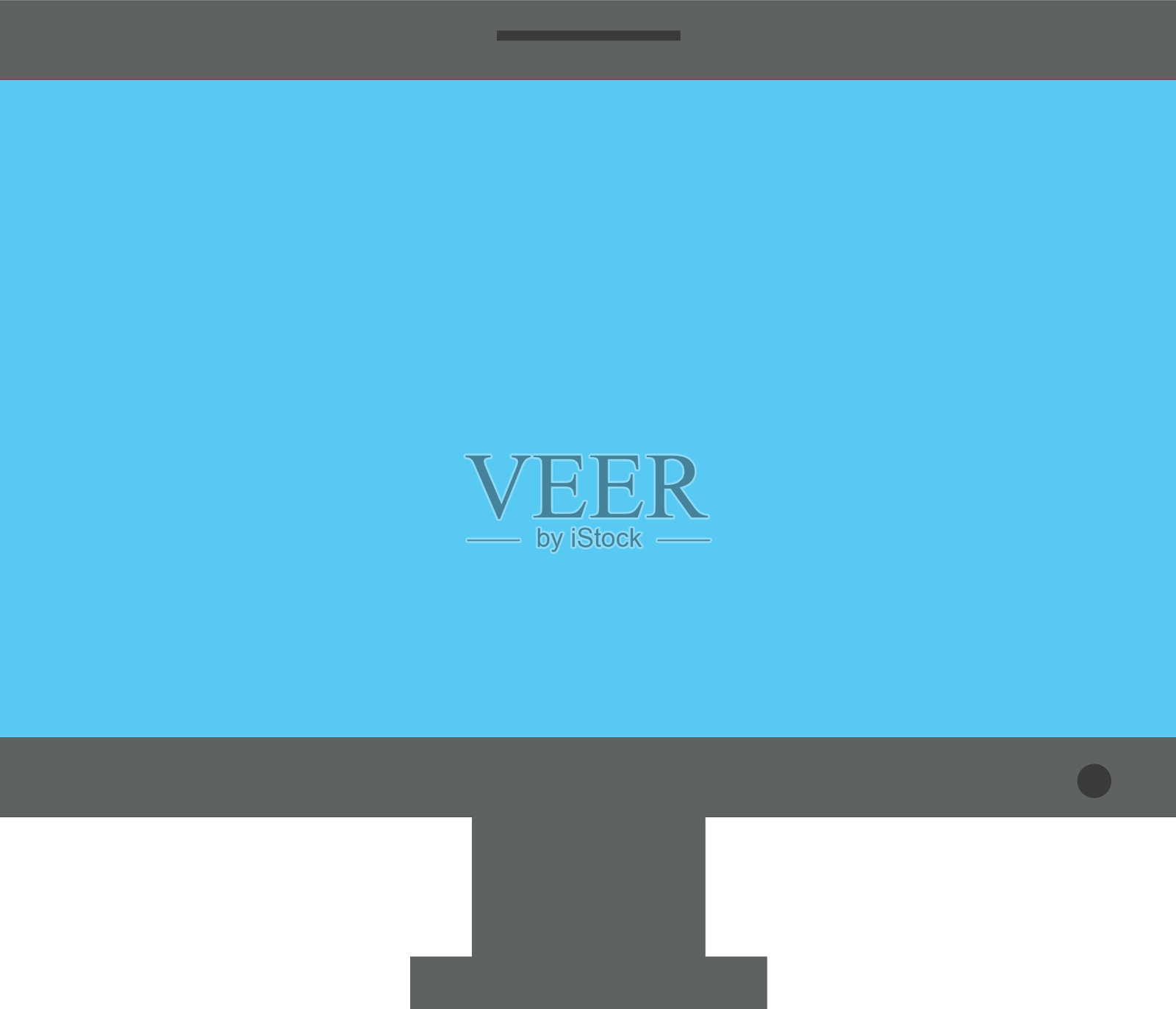 计算机显示隔离图标插画图片素材