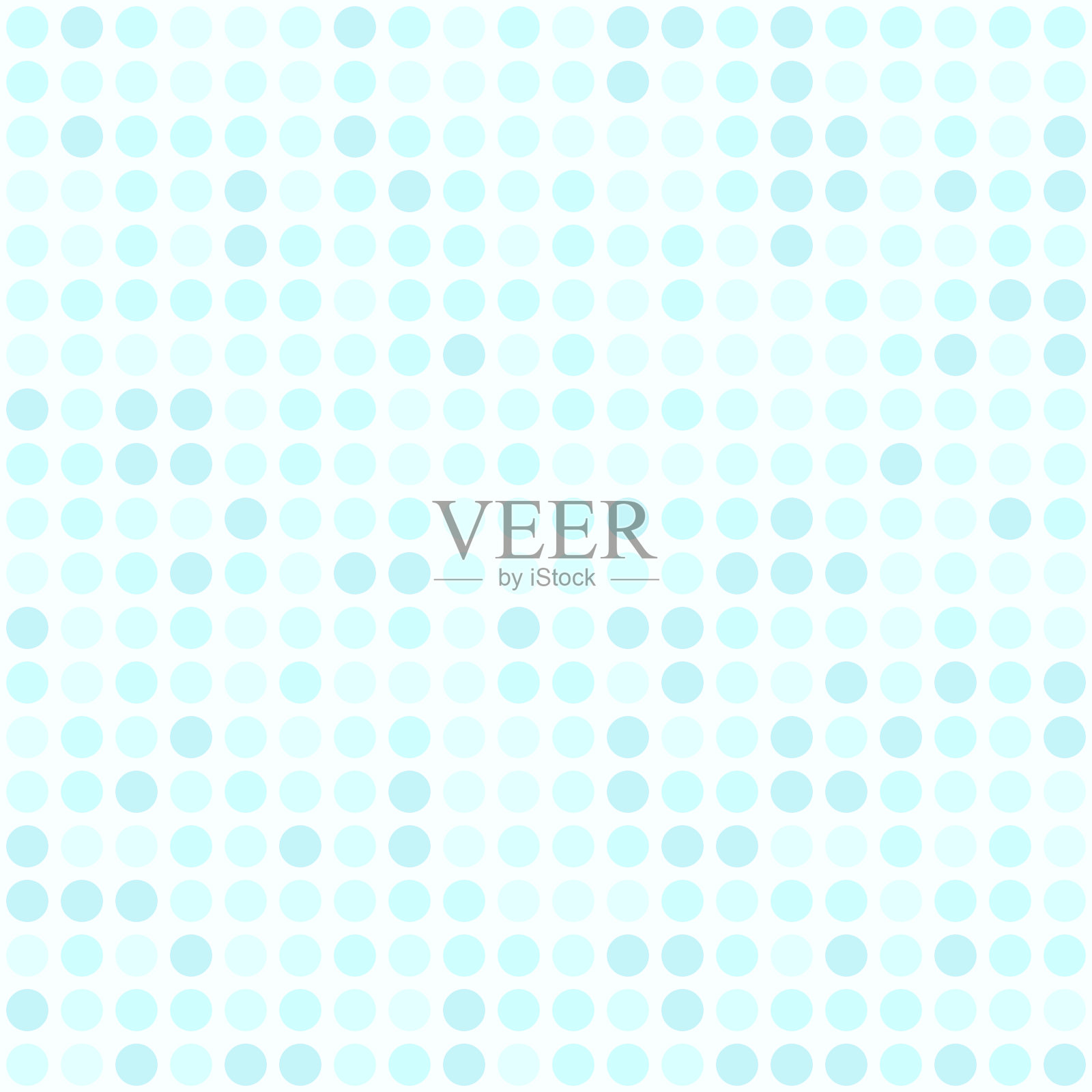 青色圆点图案无缝网点背景插画图片素材