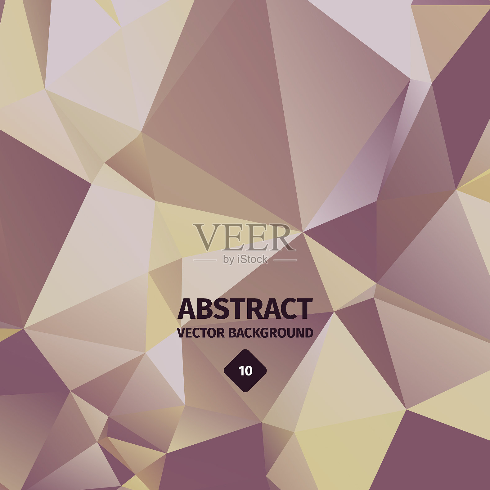 抽象的三角形背景奢华的金色插画图片素材