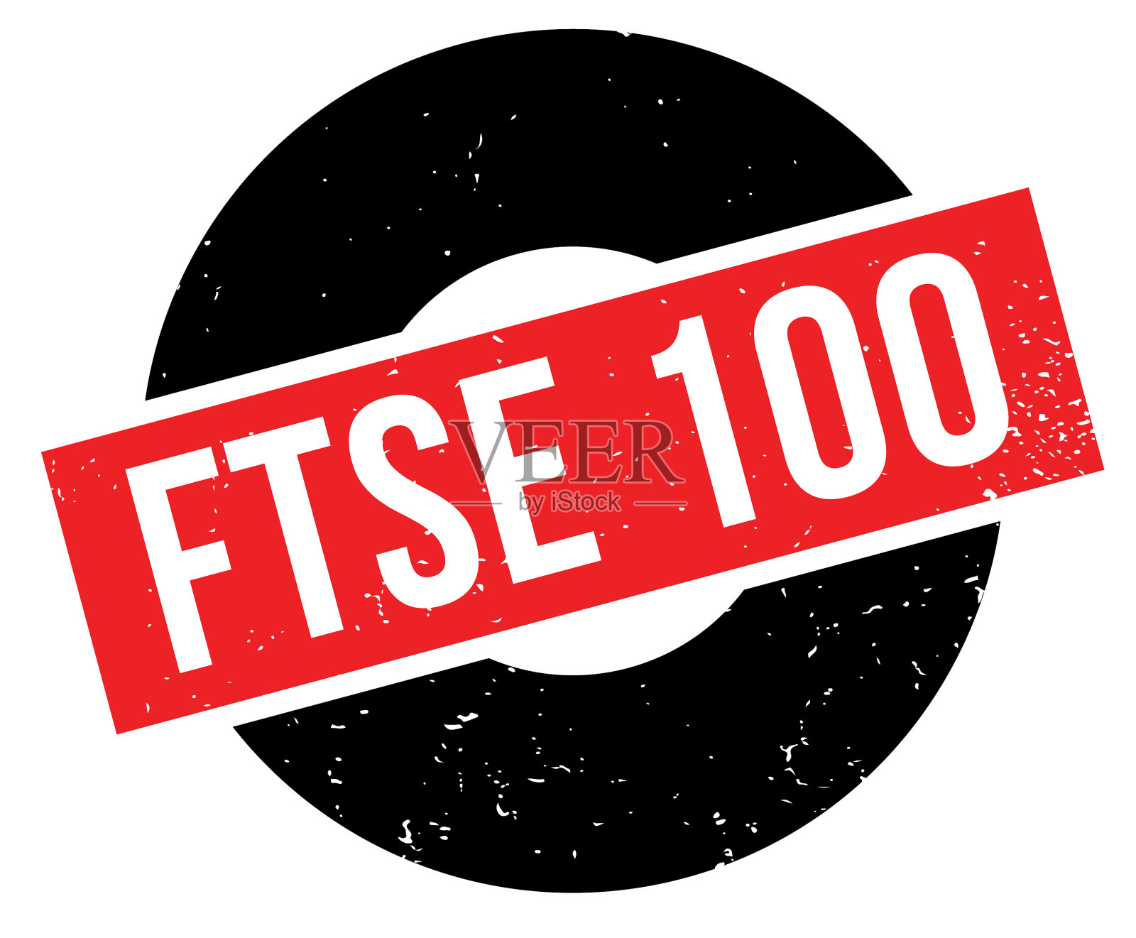 富时100指数橡胶图章设计元素图片