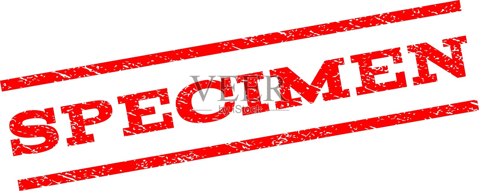 标本水印邮票插画图片素材