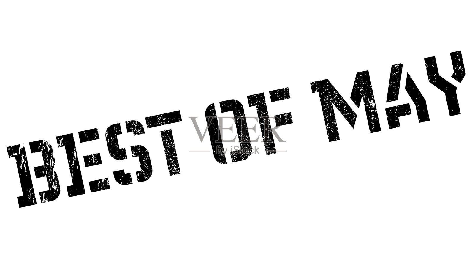 最佳季节橡皮图章设计元素图片