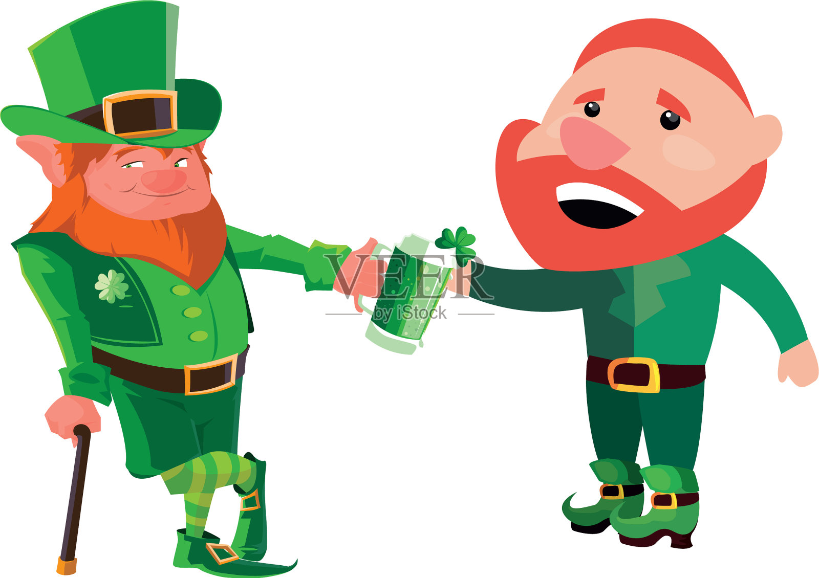 圣帕特里克节快乐设计元素图片