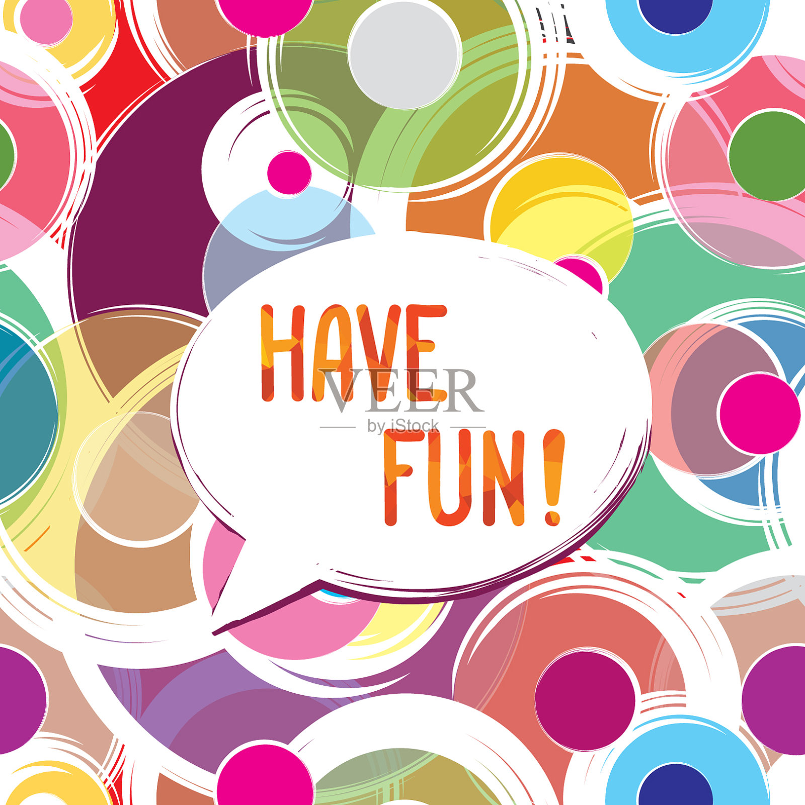 玩得开心吗插画图片素材