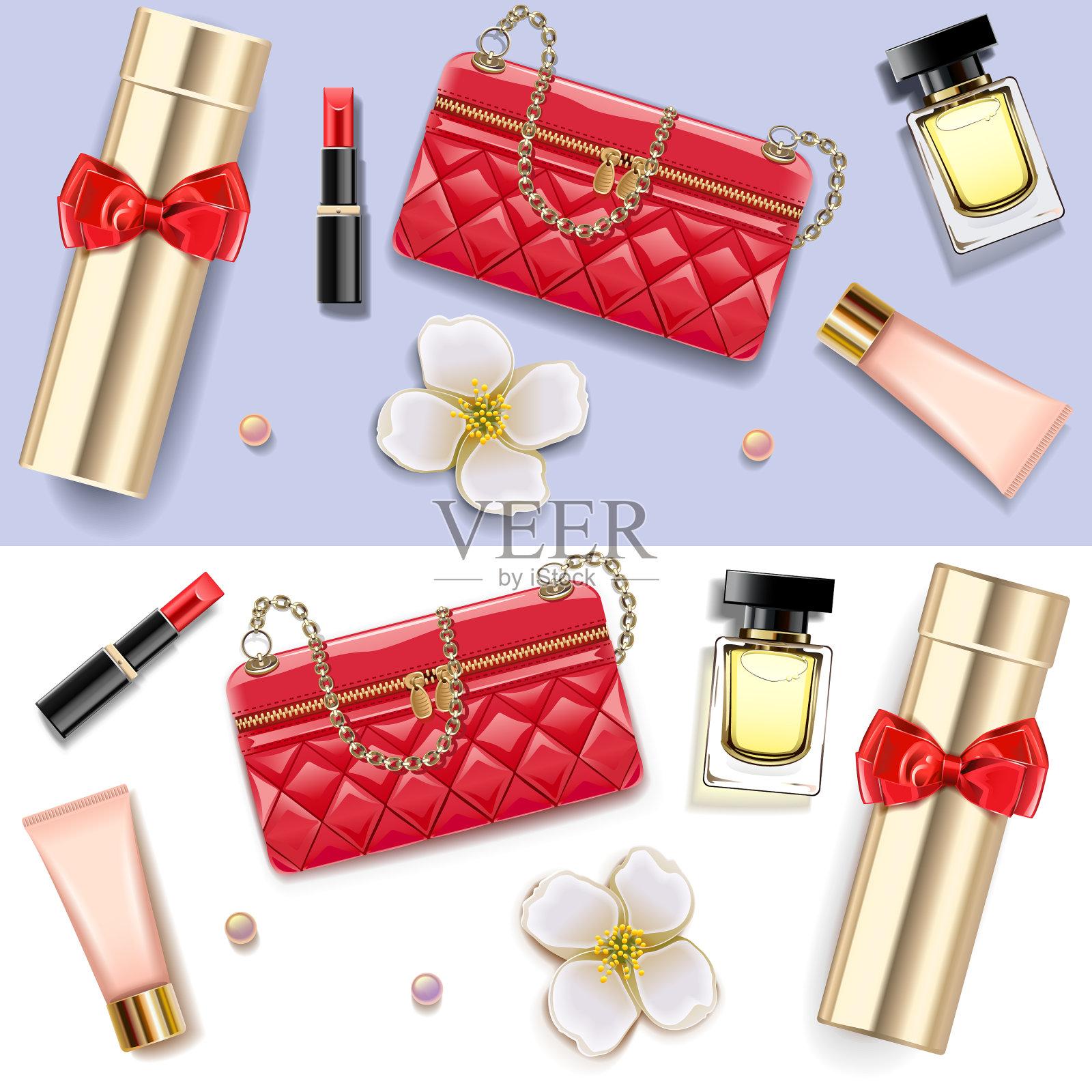 女式配件双套1个图标素材